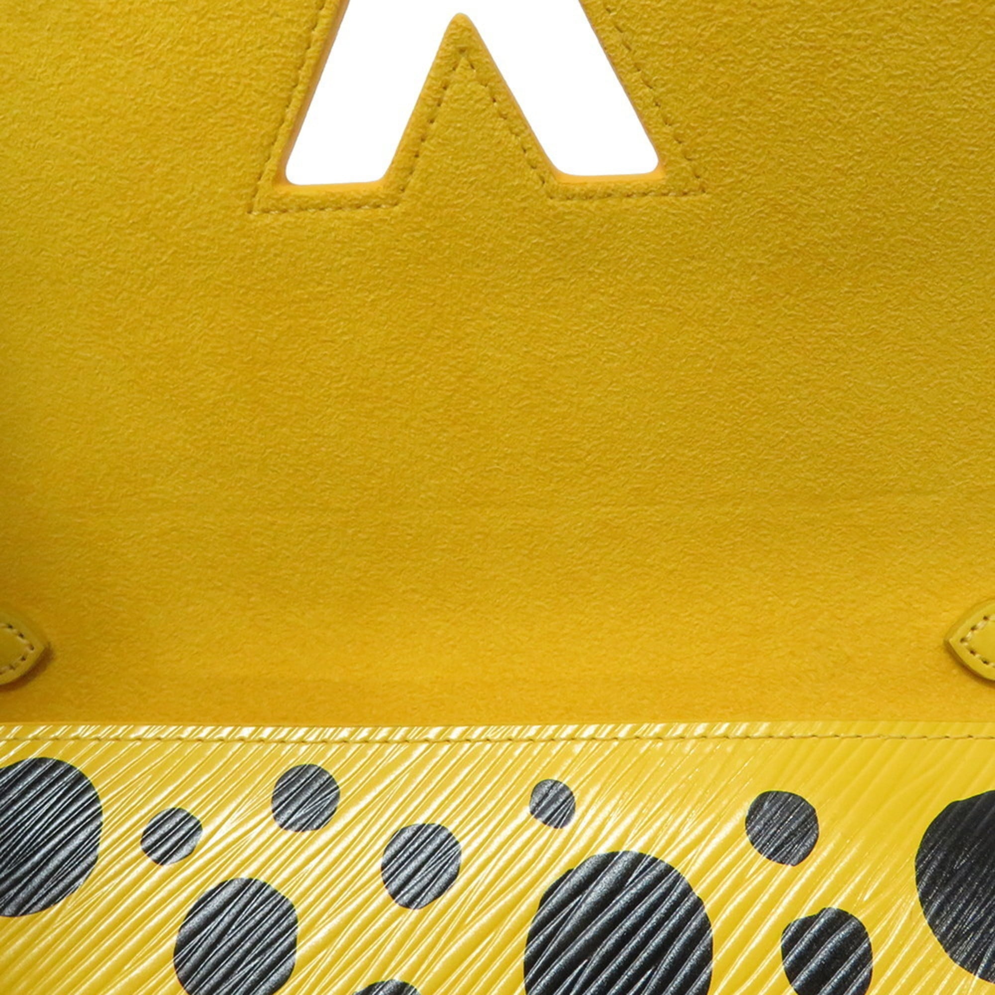 Louis Vuitton Noir Yellow Epi Leather Chain/Shoulder Wallet (Pre-Owned)
