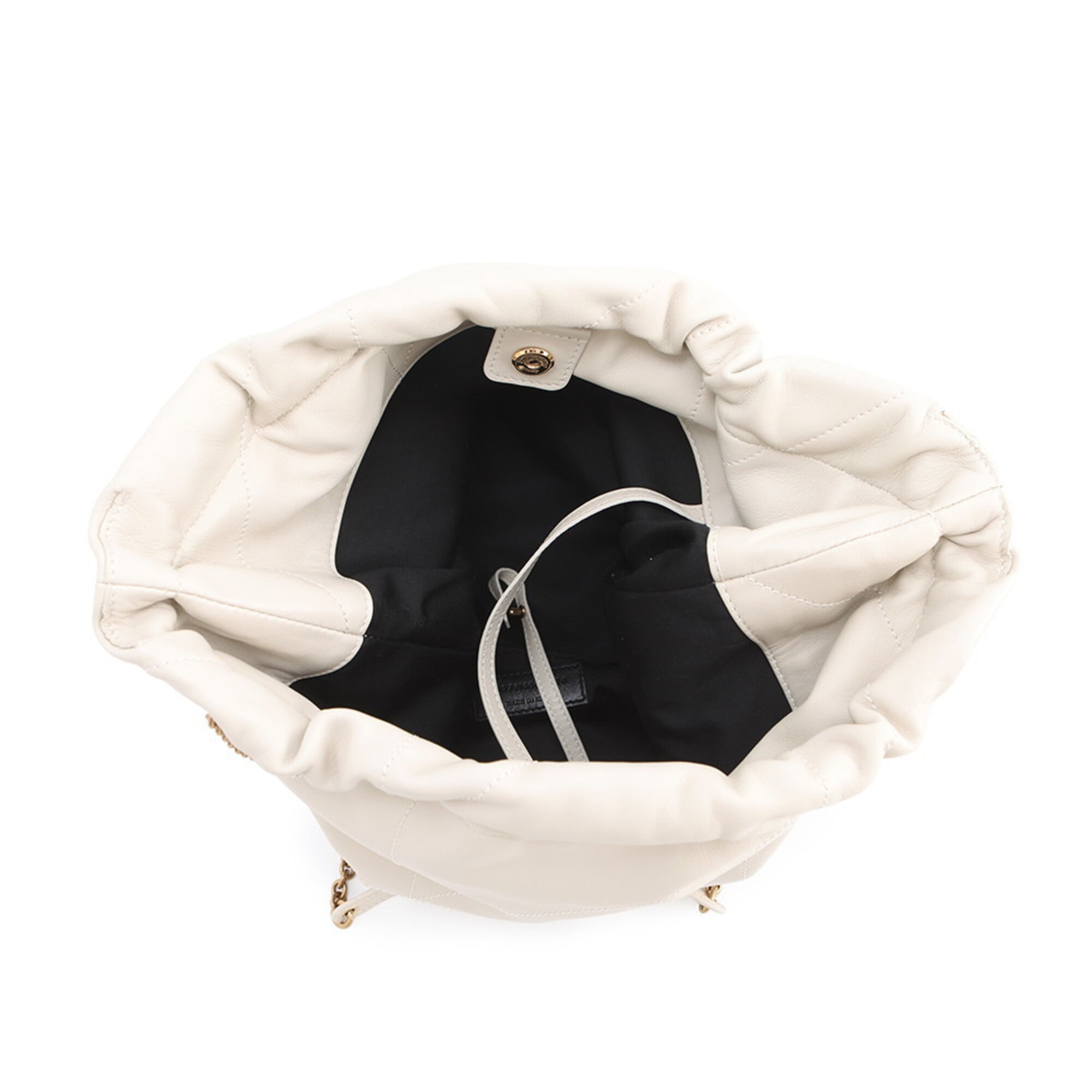 Yves Saint Laurent Beige Leather Handbag Shoulder Bag (Pre-Owned)