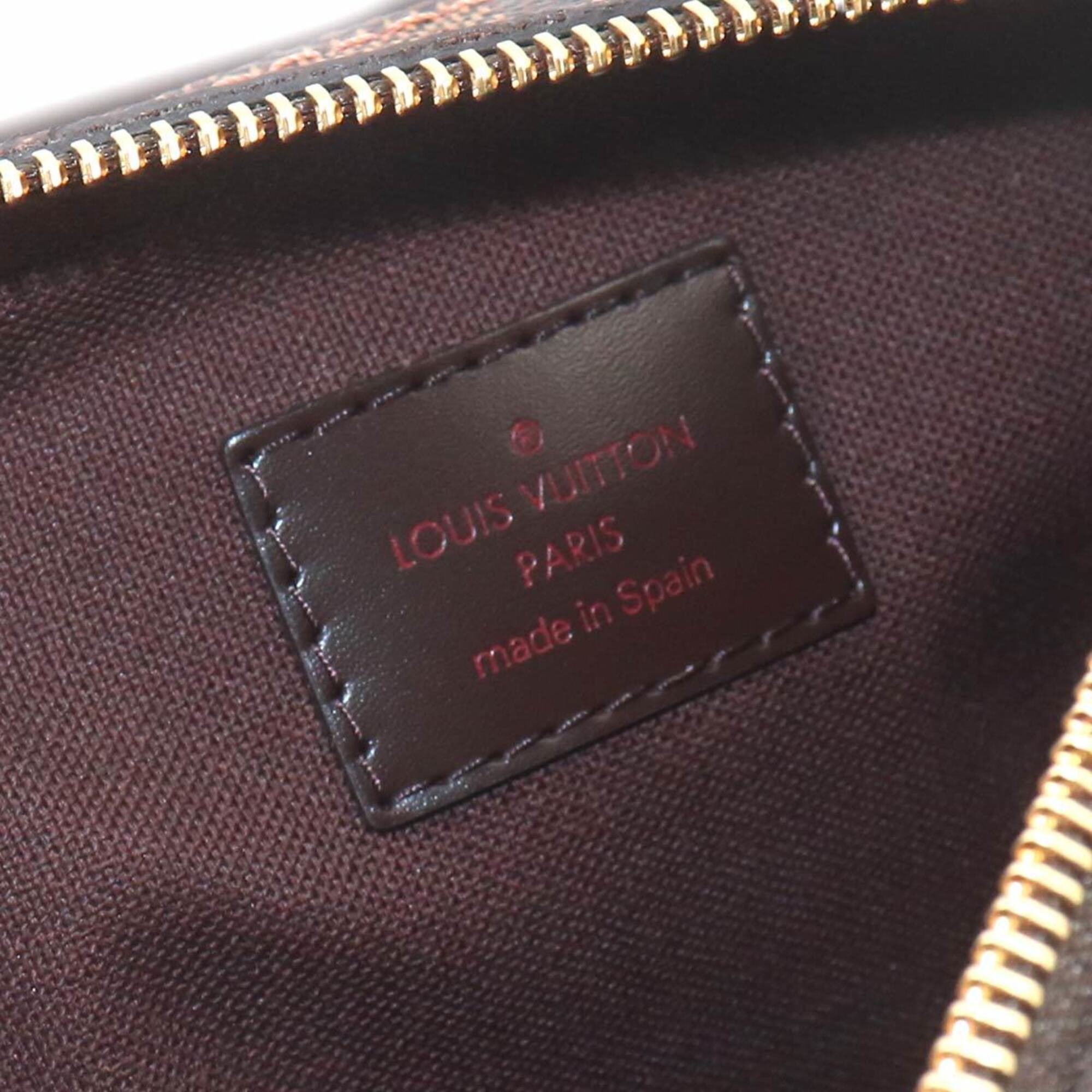 Louis Vuitton Ebene Damier Canvas Handbag Pouch Sling Bag (Pre-Owned)