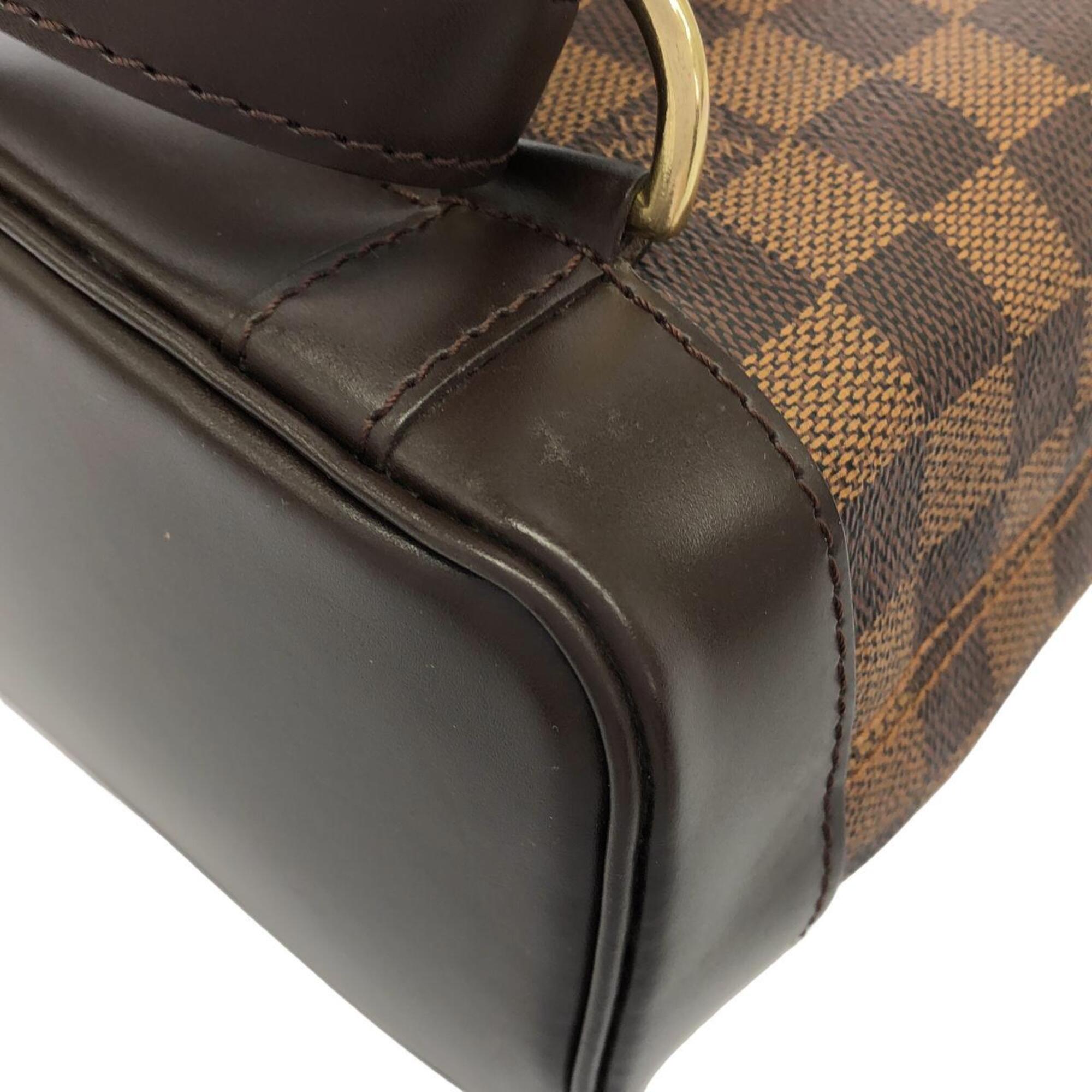Louis Vuitton Brown Coated Canvas Backpack (Pre-Owned)
