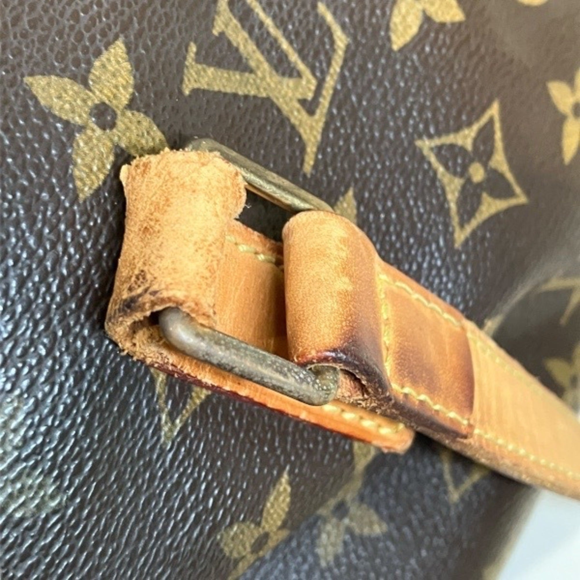 Louis Vuitton Brown Monogram Handbag Tote Bag (Pre-Owned)