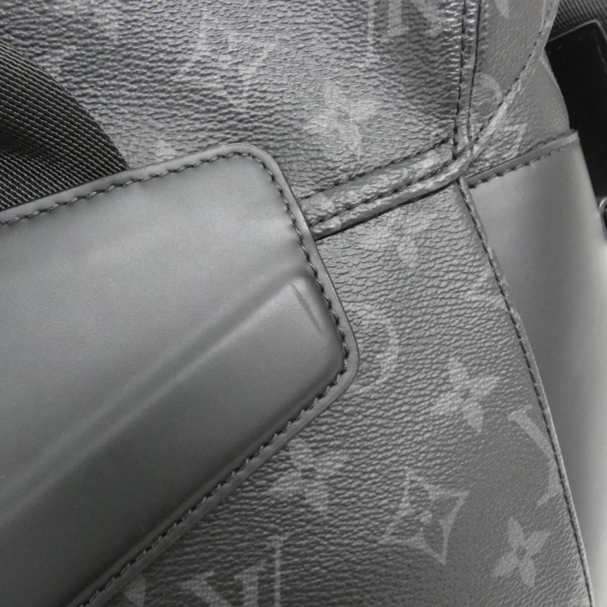 Louis Vuitton Black Coated Canvas Shoulder Bag (Pre-Owned)