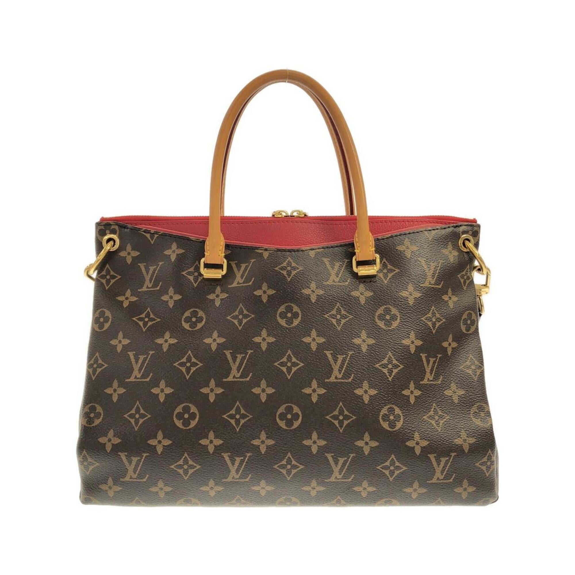 Louis Vuitton Cerise Marron Coated Canvas Handbag (Pre-Owned)