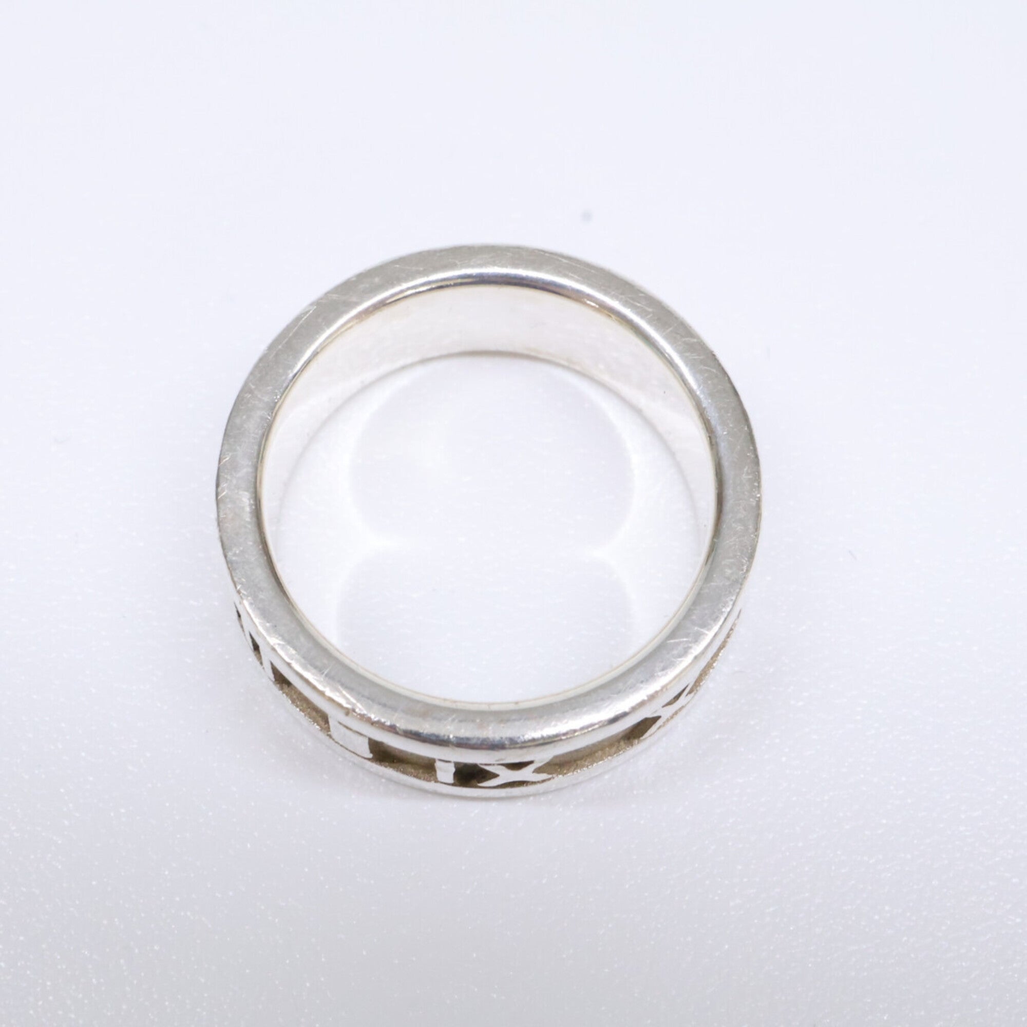 Tiffany Silver Silver 925 Band Ring (Pre-Owned)