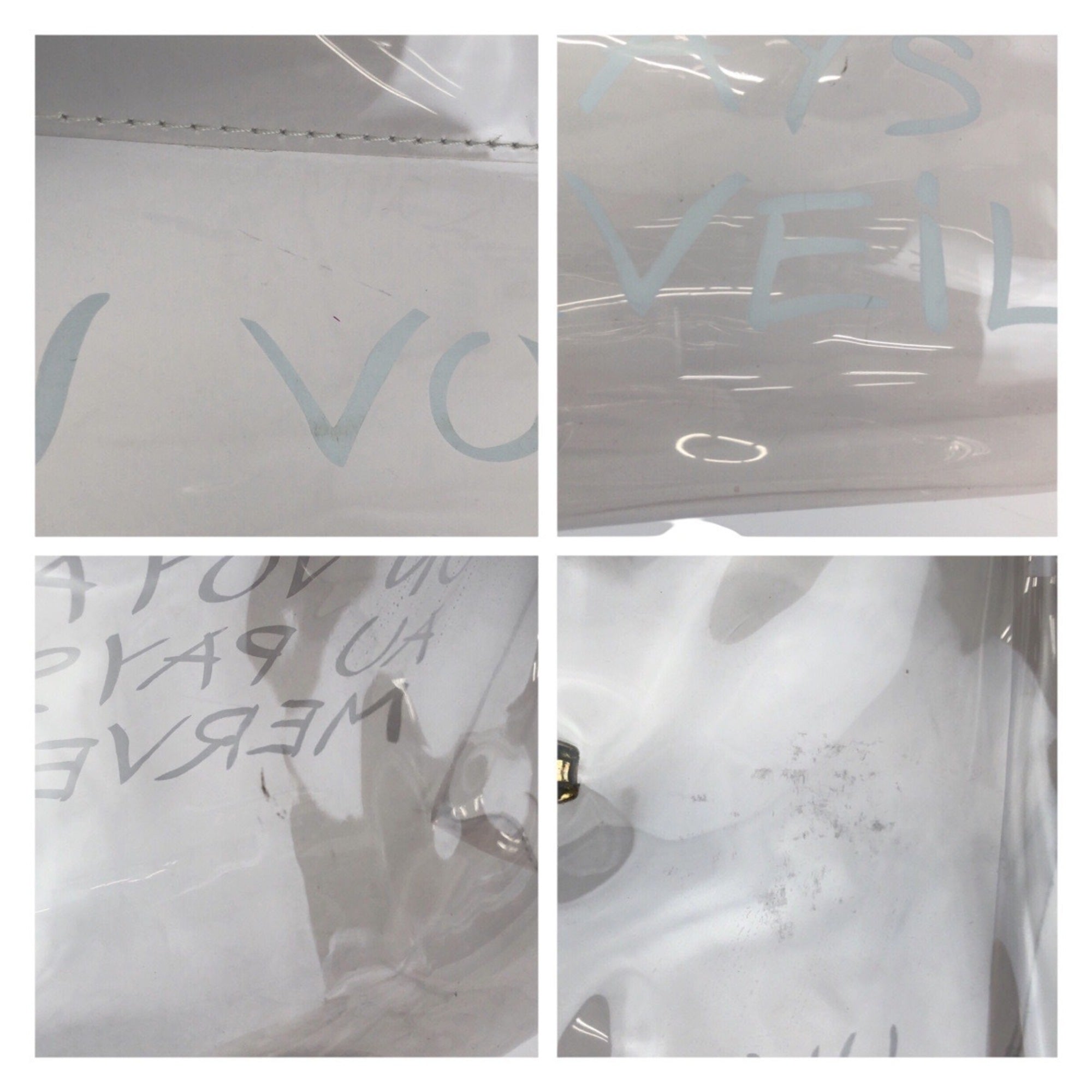 Hermes Clear Vinyl Handbag (Pre-Owned)