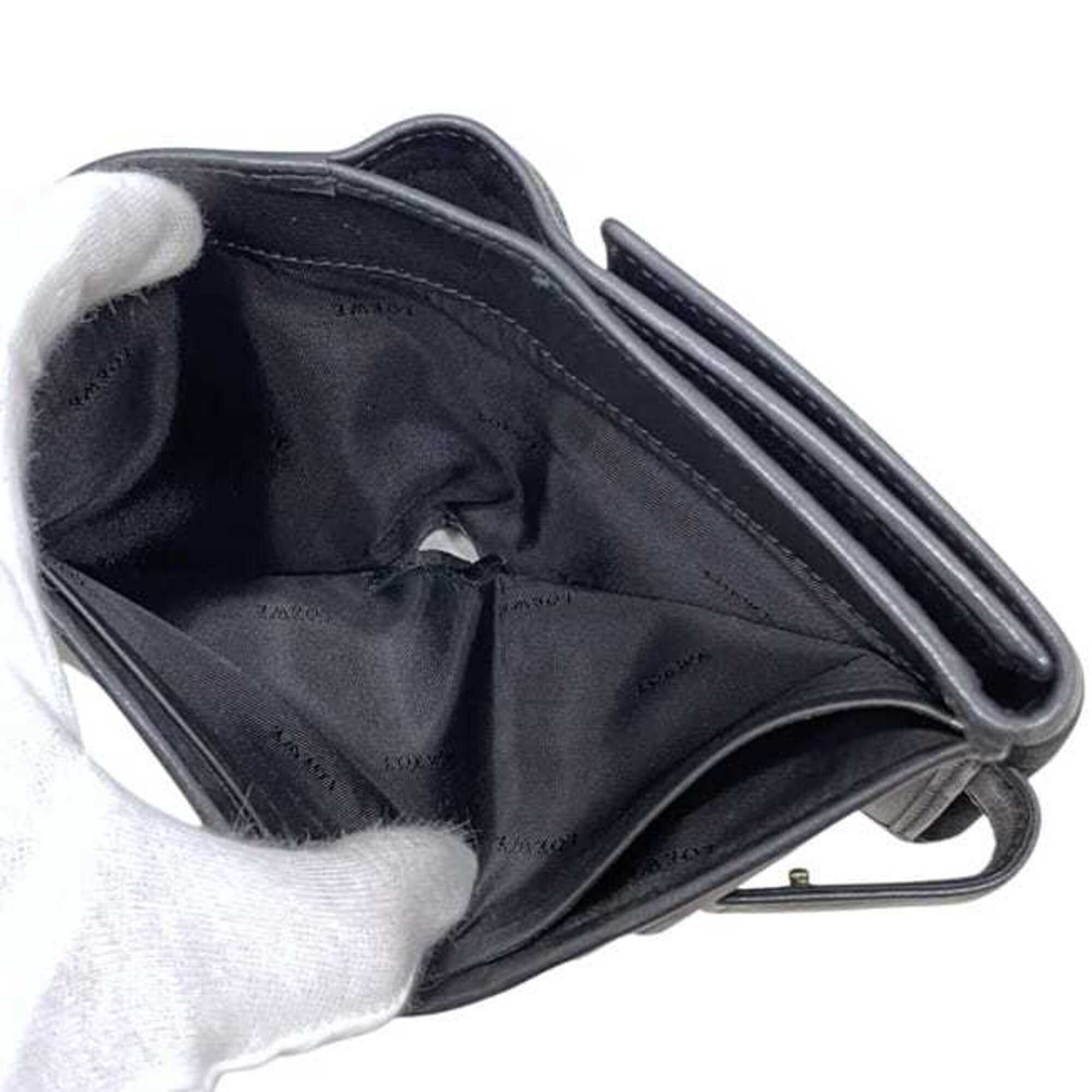 Loewe Black Suede Leather Wallet (Bi-Fold) (Pre-Owned)