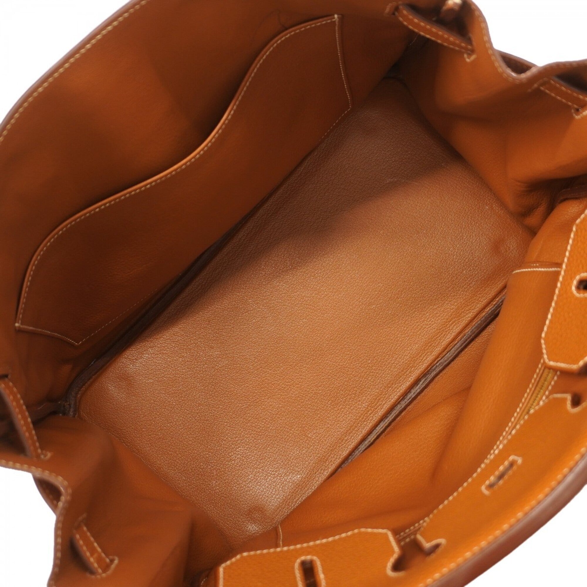 Hermes Gold Togo Leather Handbag (Pre-Owned)