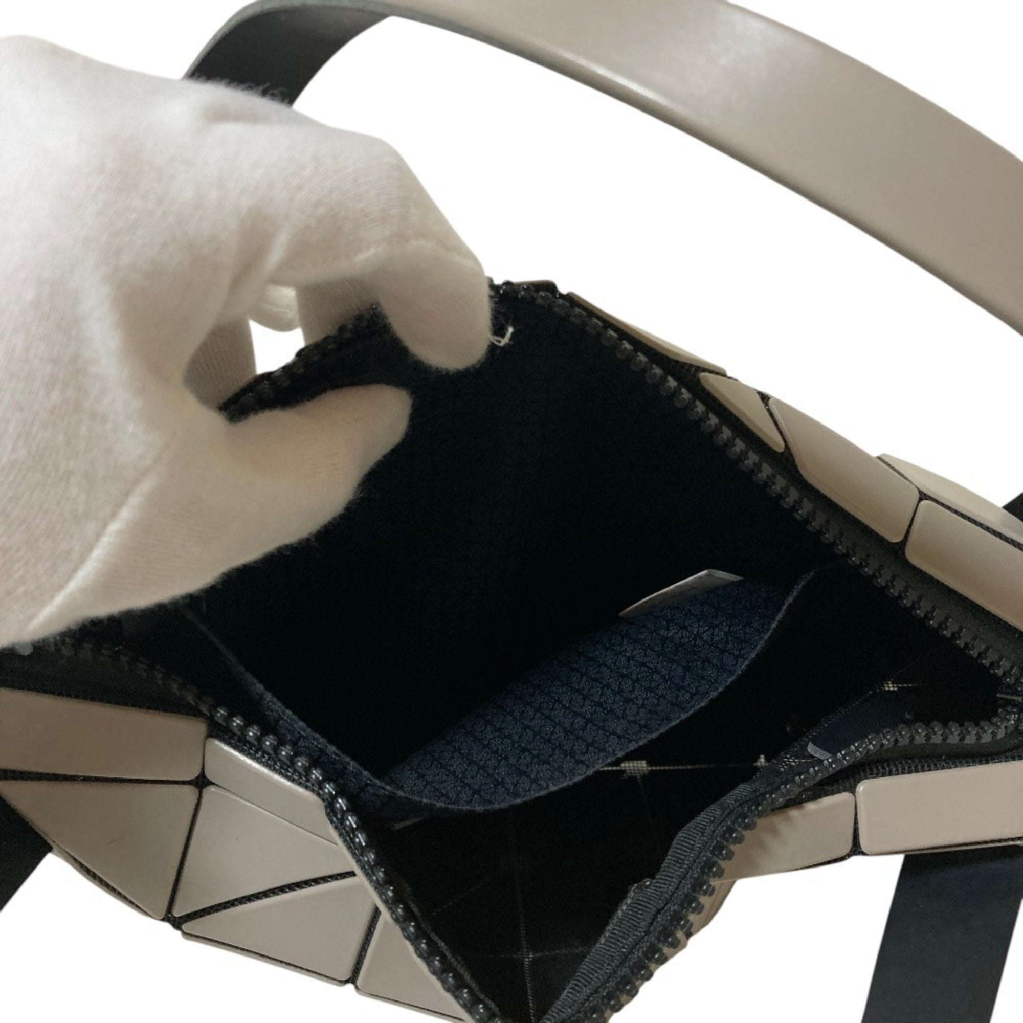 Bao Bao Issey Miyake Grayish Polyester Handbag (Pre-Owned)