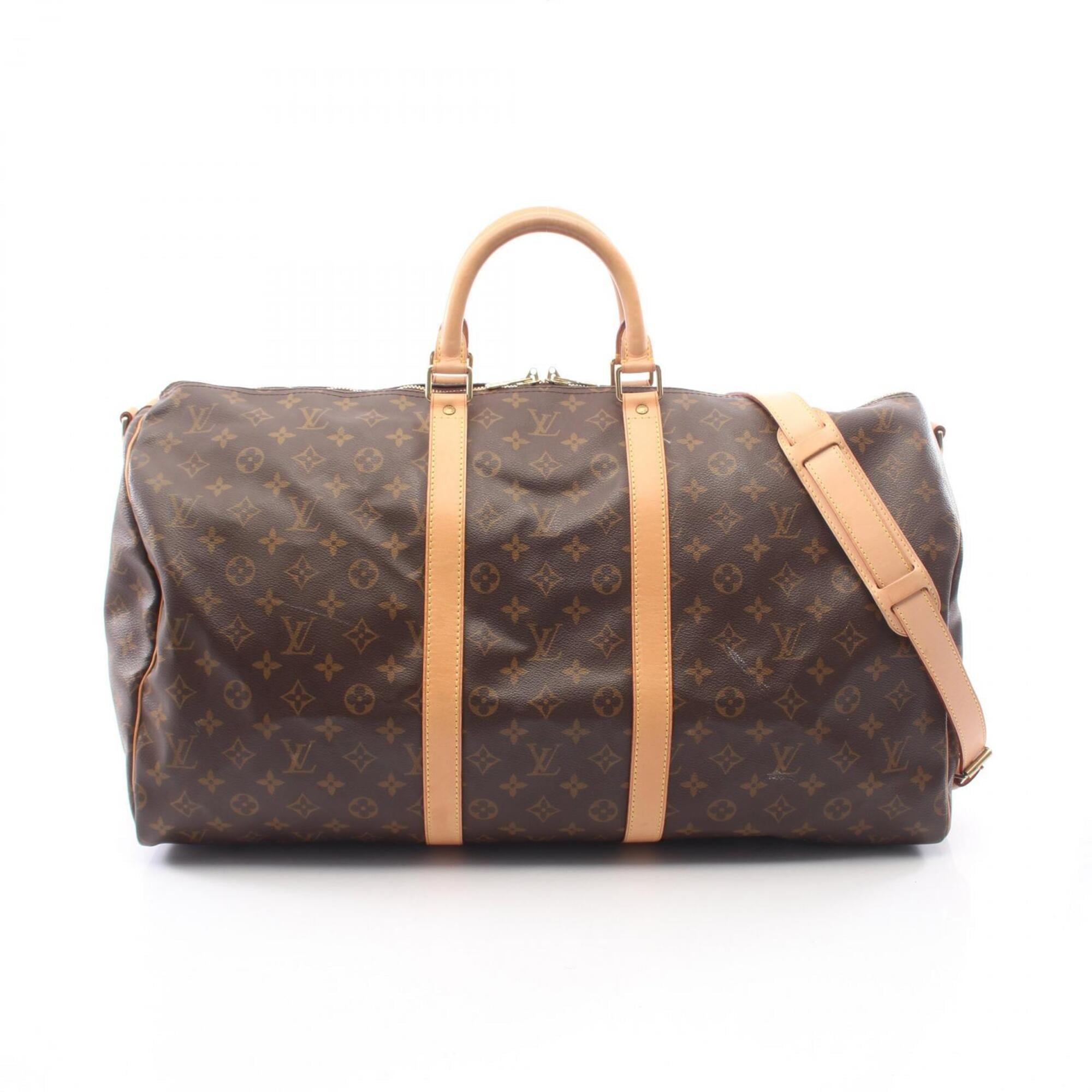Louis Vuitton Brown Monogram Monogram Boston Bag Handbag (Pre-Owned)