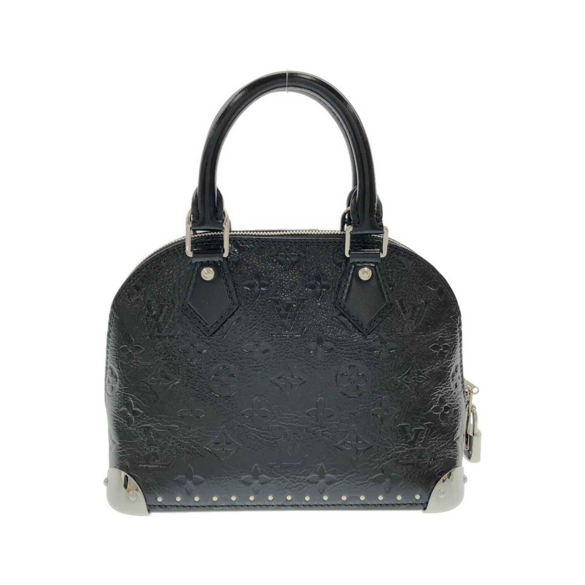 Louis Vuitton Black Leather Handbag (Pre-Owned)