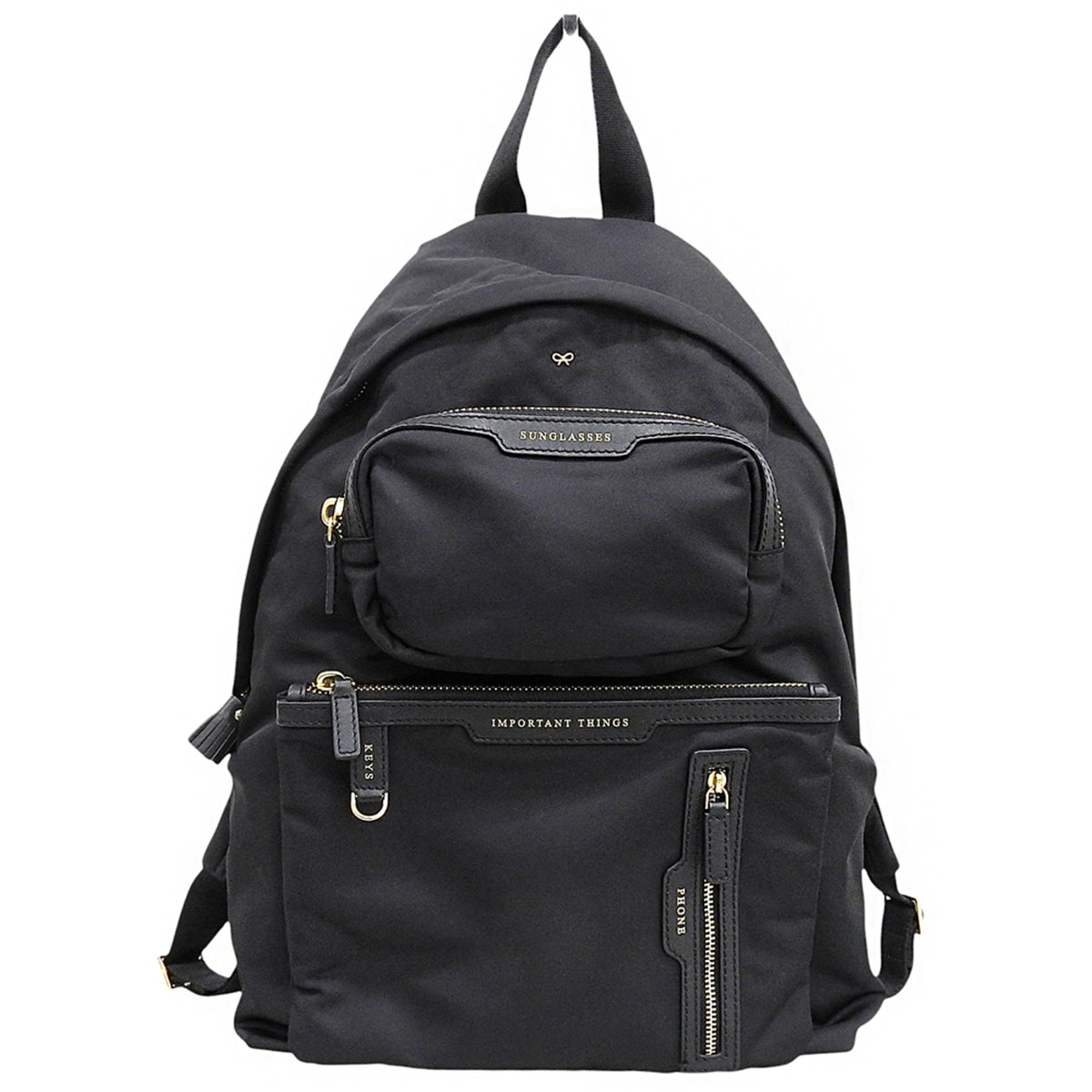 Anya Hindmarch Black Nylon Backpack (Pre-Owned)
