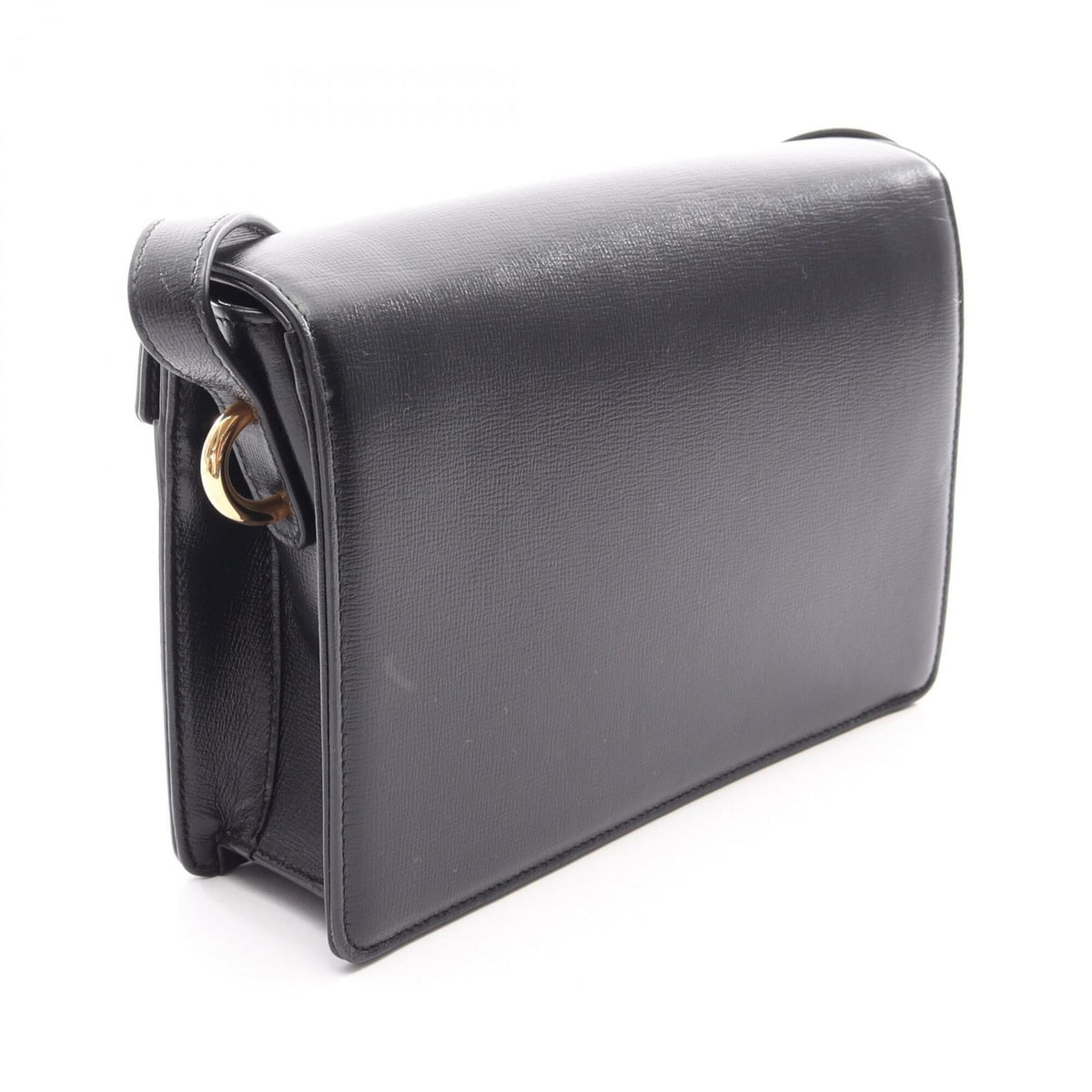 Gucci Black Leather Handbag Shoulder Bag (Pre-Owned)