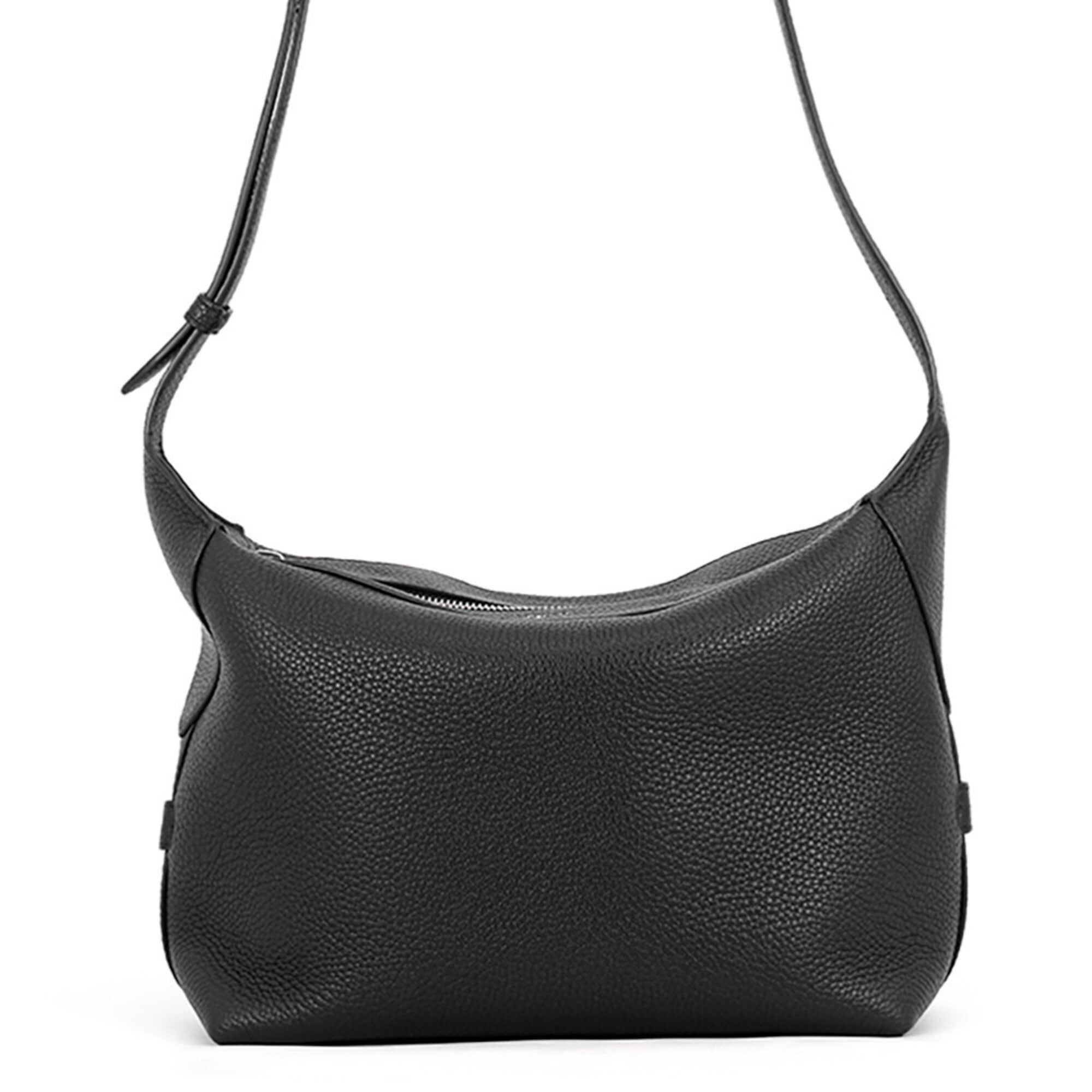 Celine Black Leather Crossbody Bag Shoulder Bag (Pre-Owned)