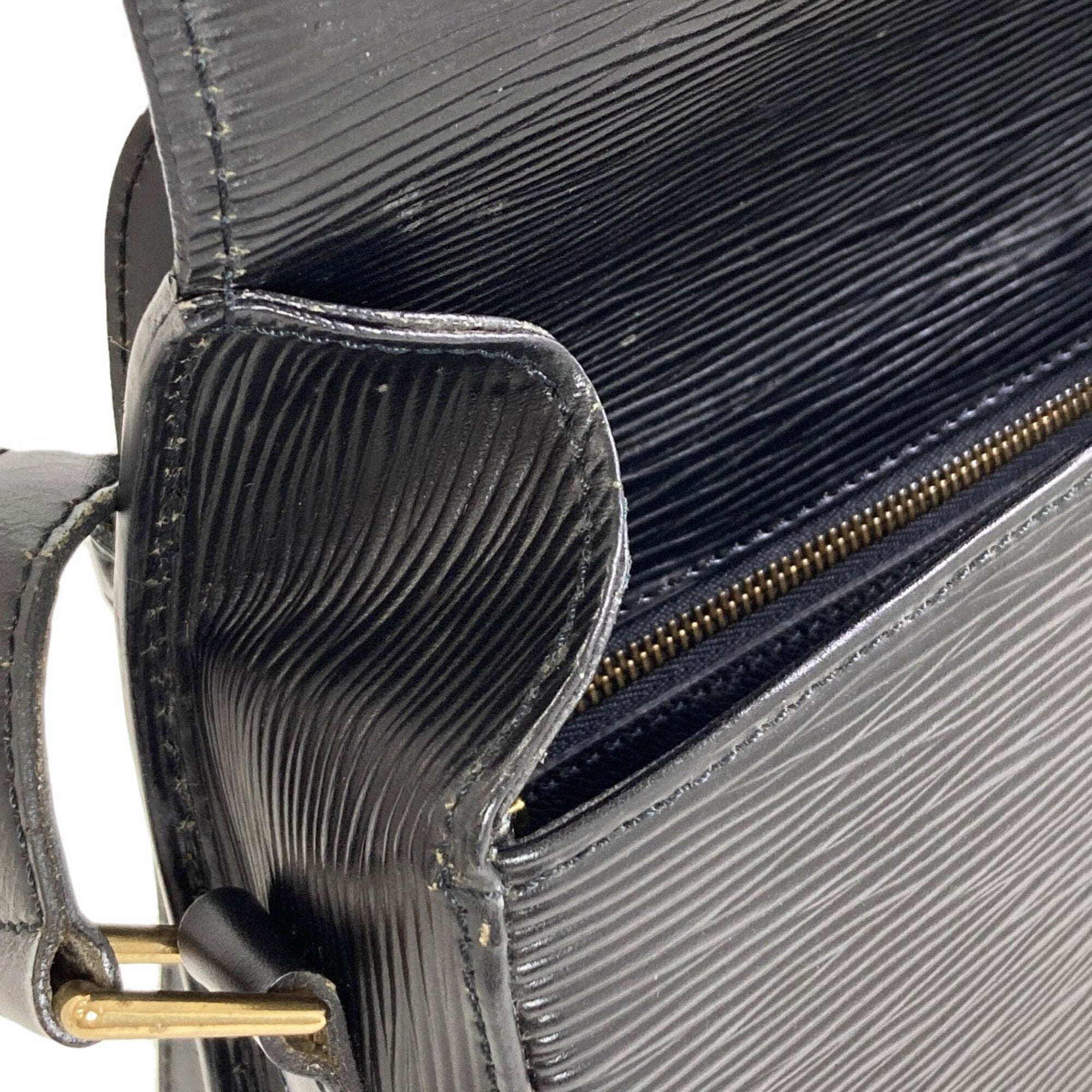 Louis Vuitton Epi Black Epi Leather Shoulder Bag (Pre-Owned)