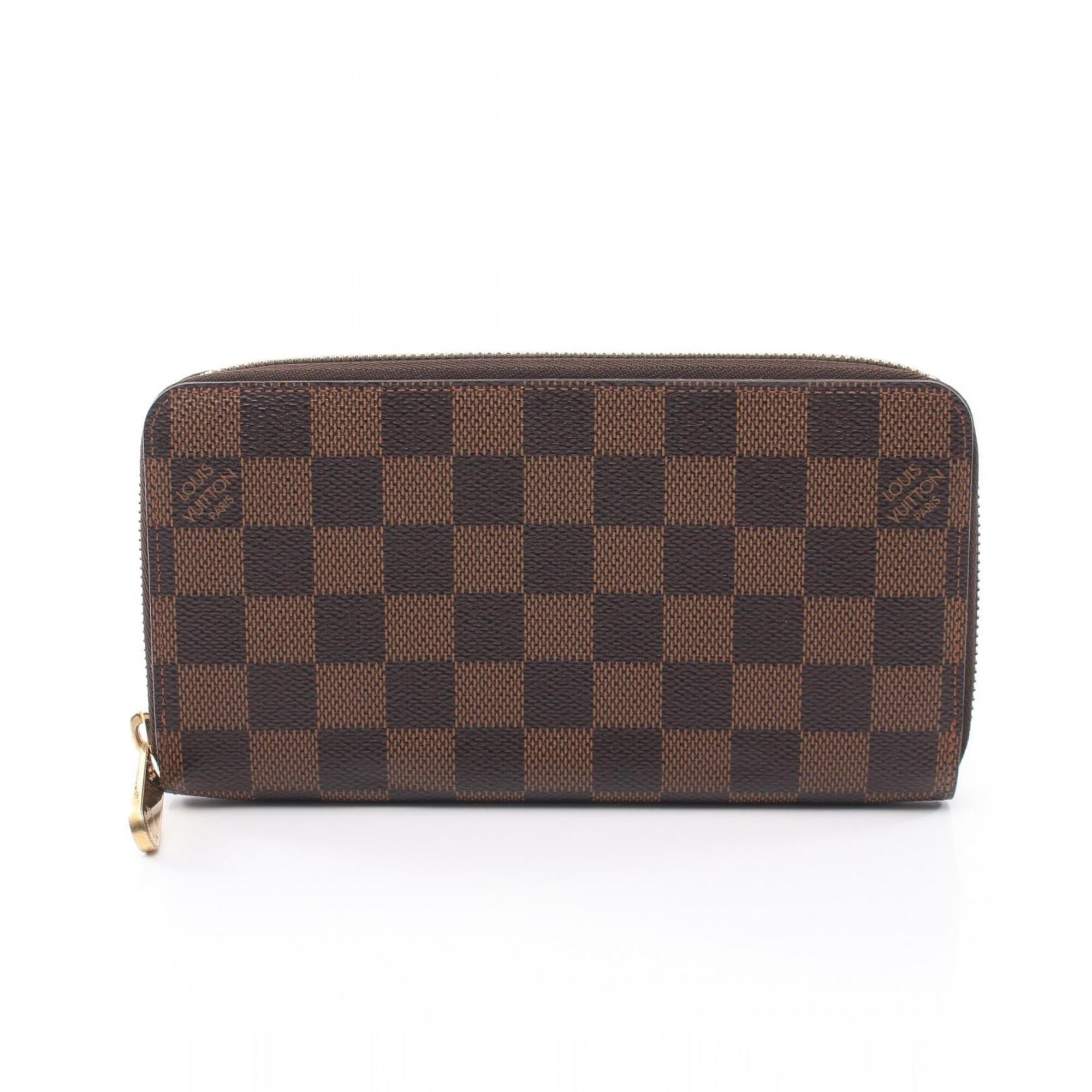 Louis Vuitton Brown Pvc Long Wallet (Bi-Fold) (Pre-Owned)
