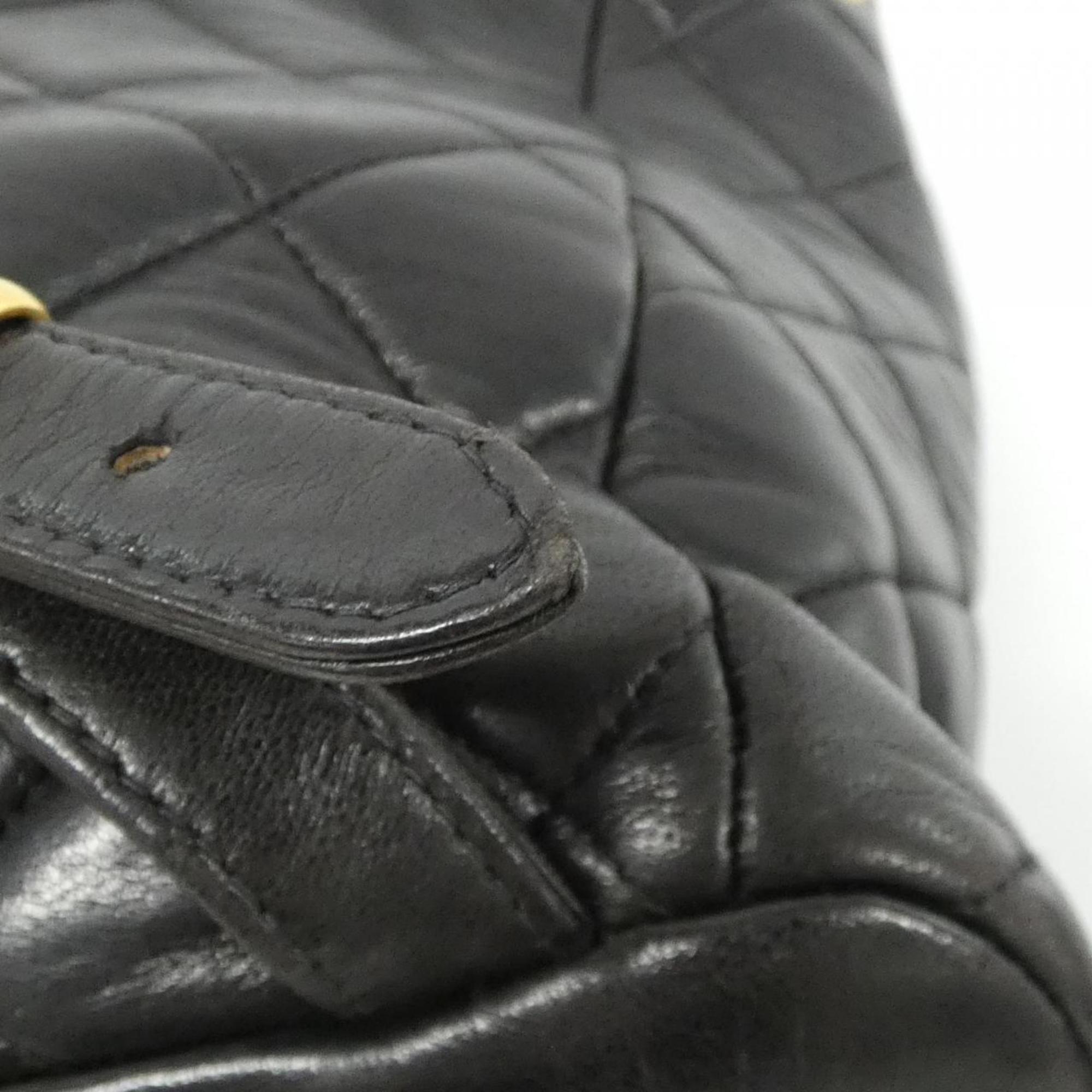 Chanel Black Leather Backpack (Pre-Owned)