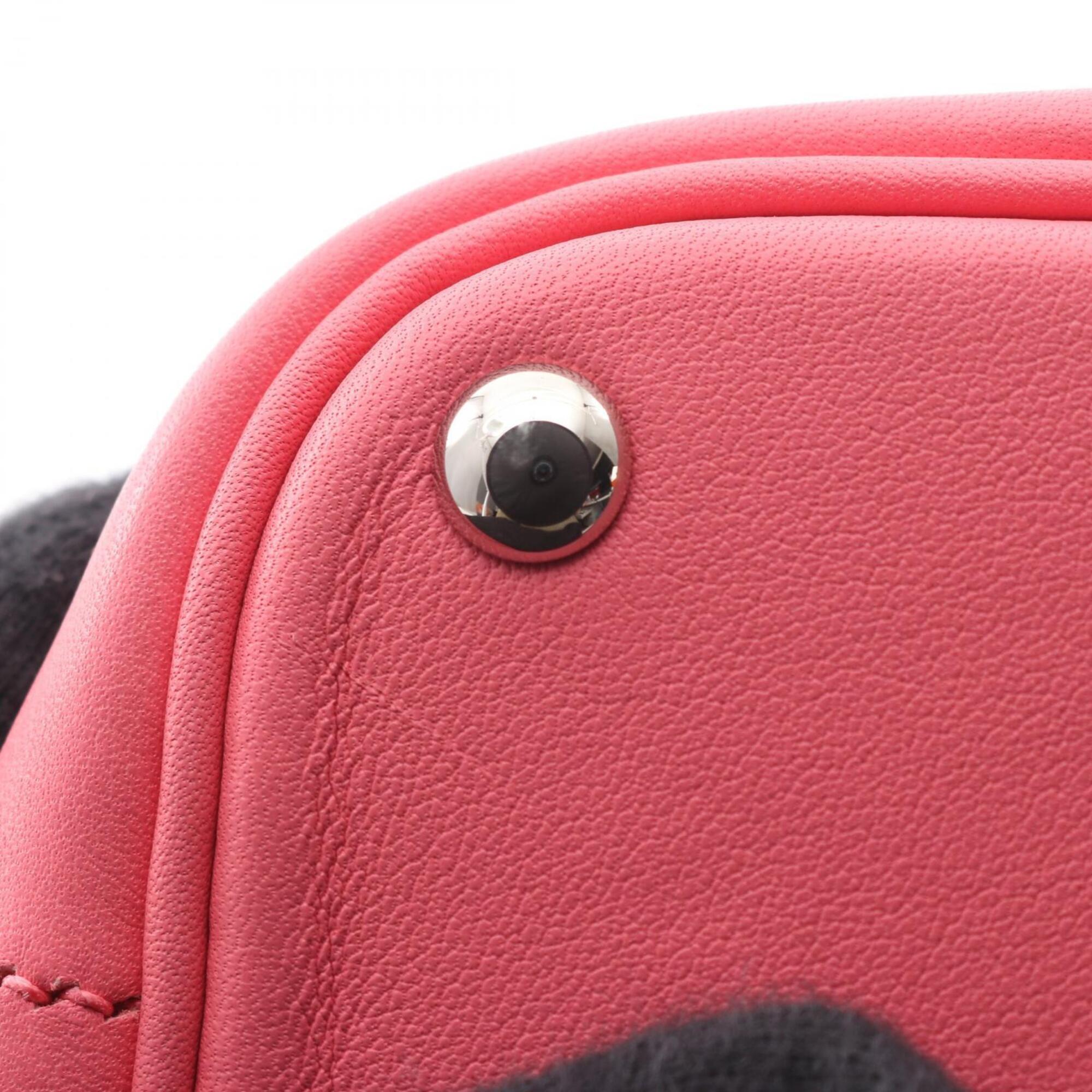 Hermes Pink Swift Leather Leather Handbag (Pre-Owned)