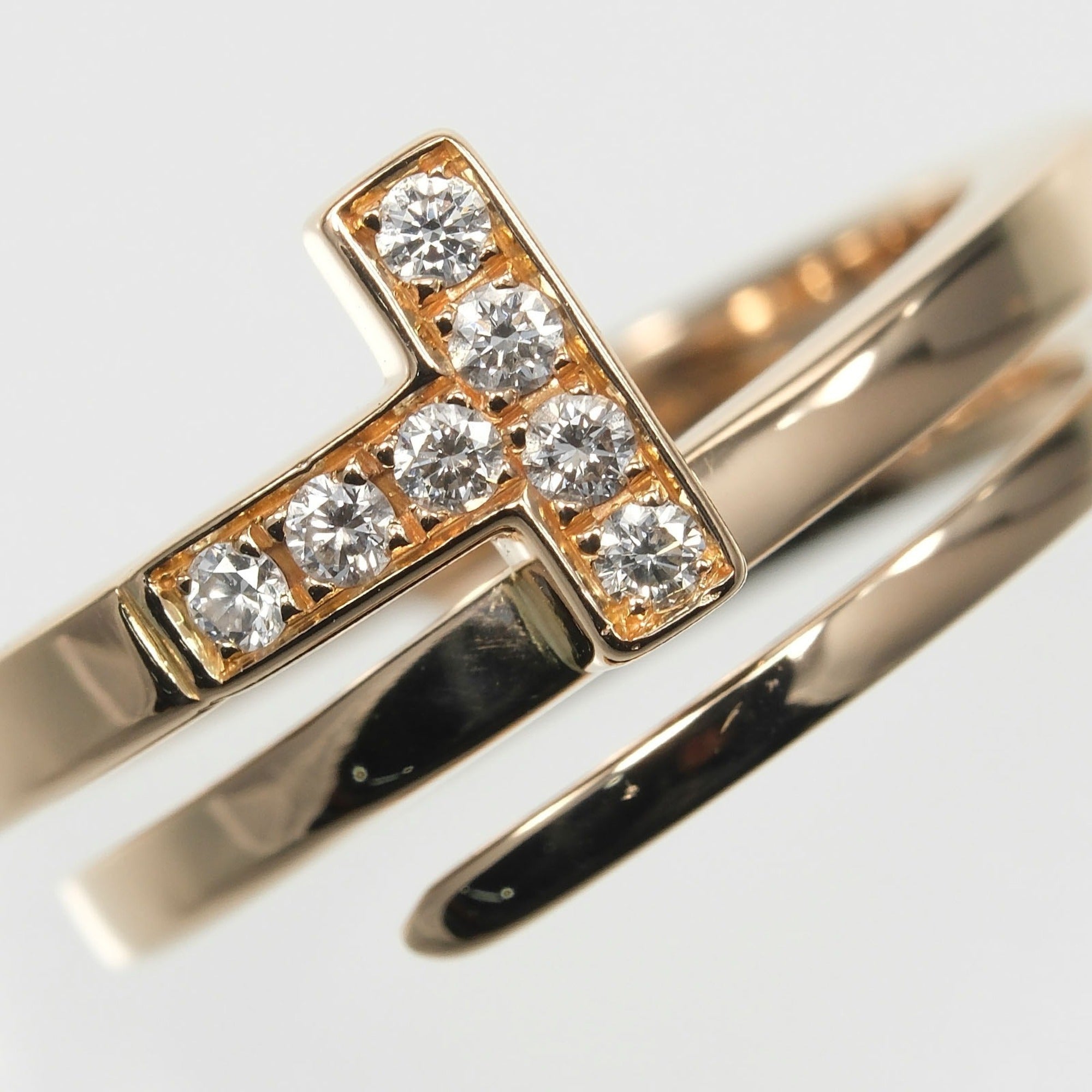 Tiffany Pink Gold (18K) Band Ring (Pre-Owned)