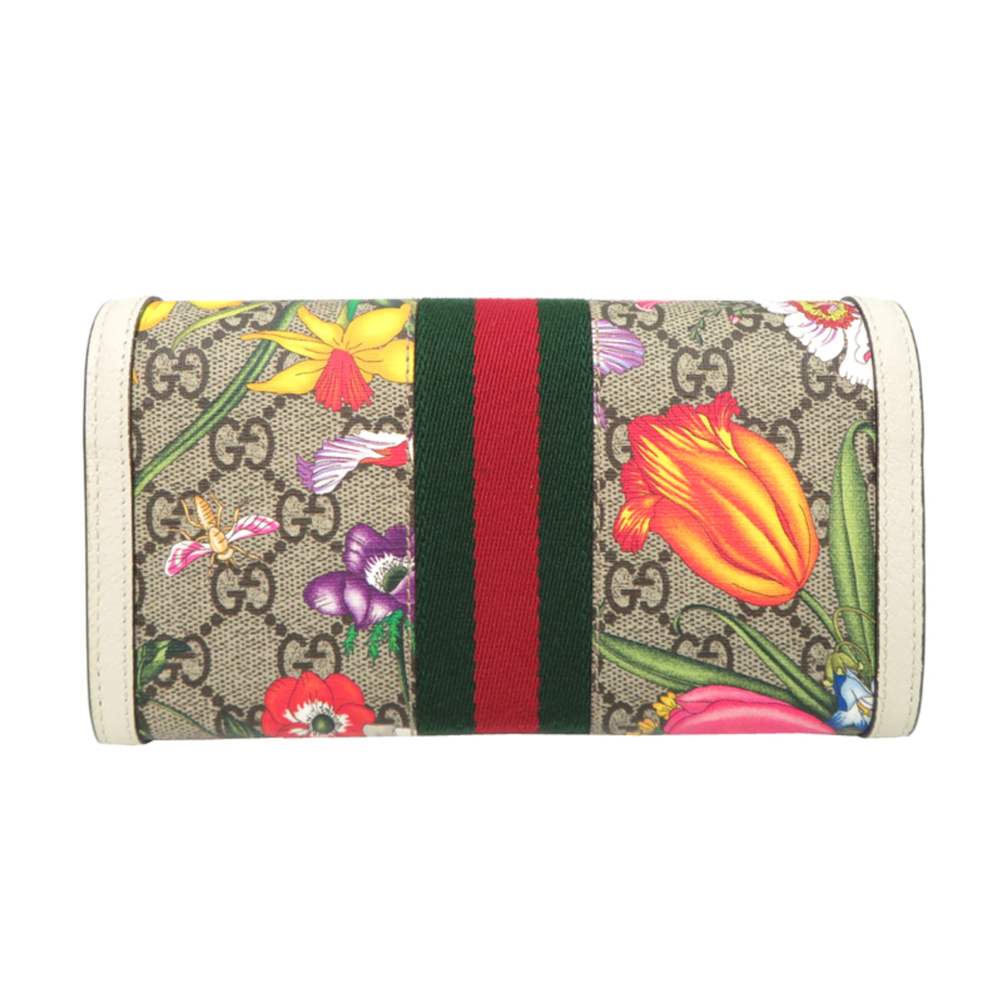 Gucci Pvc Leather Long Wallet (Bi-Fold) (Pre-Owned)