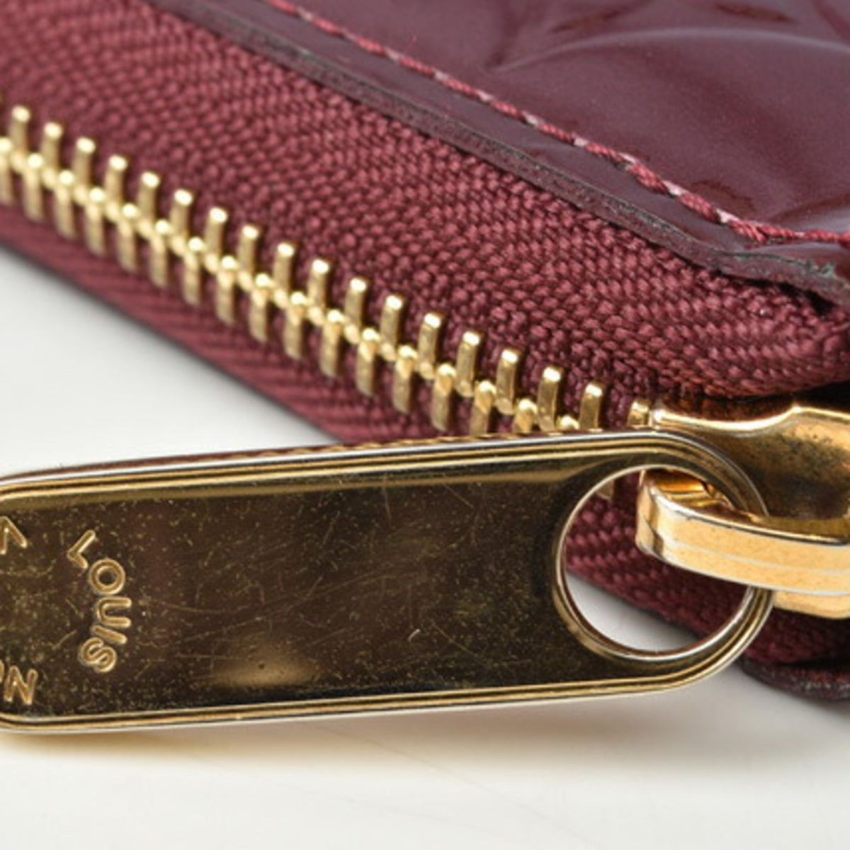 Louis Vuitton Vernis Rouge Fauviste Vernis Long Wallet (Bi-Fold) (Pre-Owned)