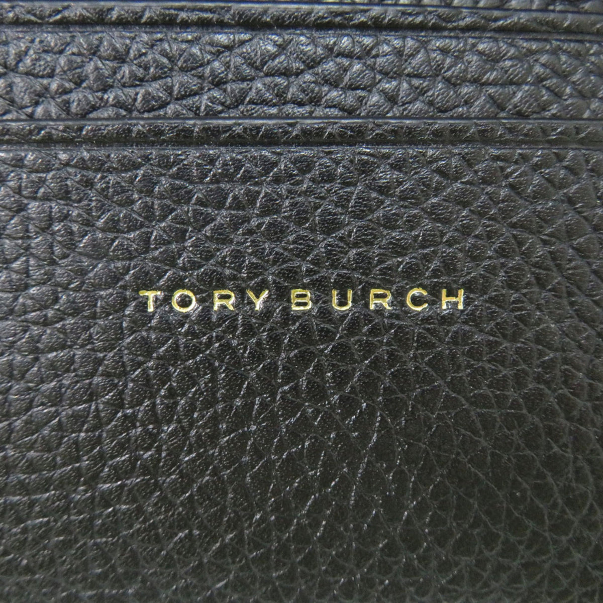 Tory Burch Black Sand Leather Handbag Shoulder Bag (Pre-Owned)