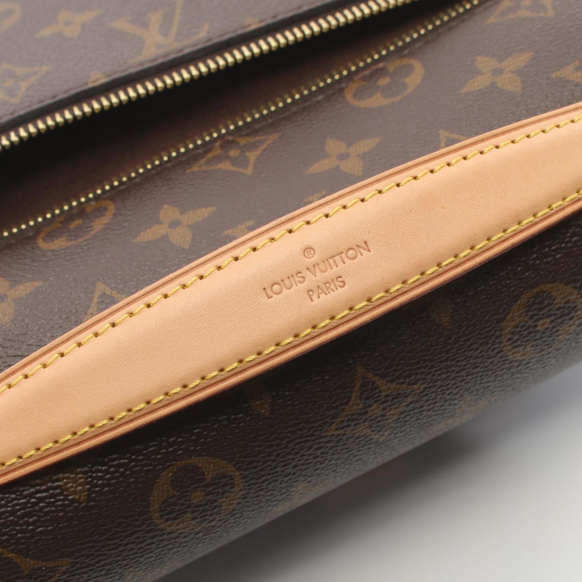 Louis Vuitton Brown Coated Canvas Monogram Pvc Leather Handbag Pochette (Pre-Owned)