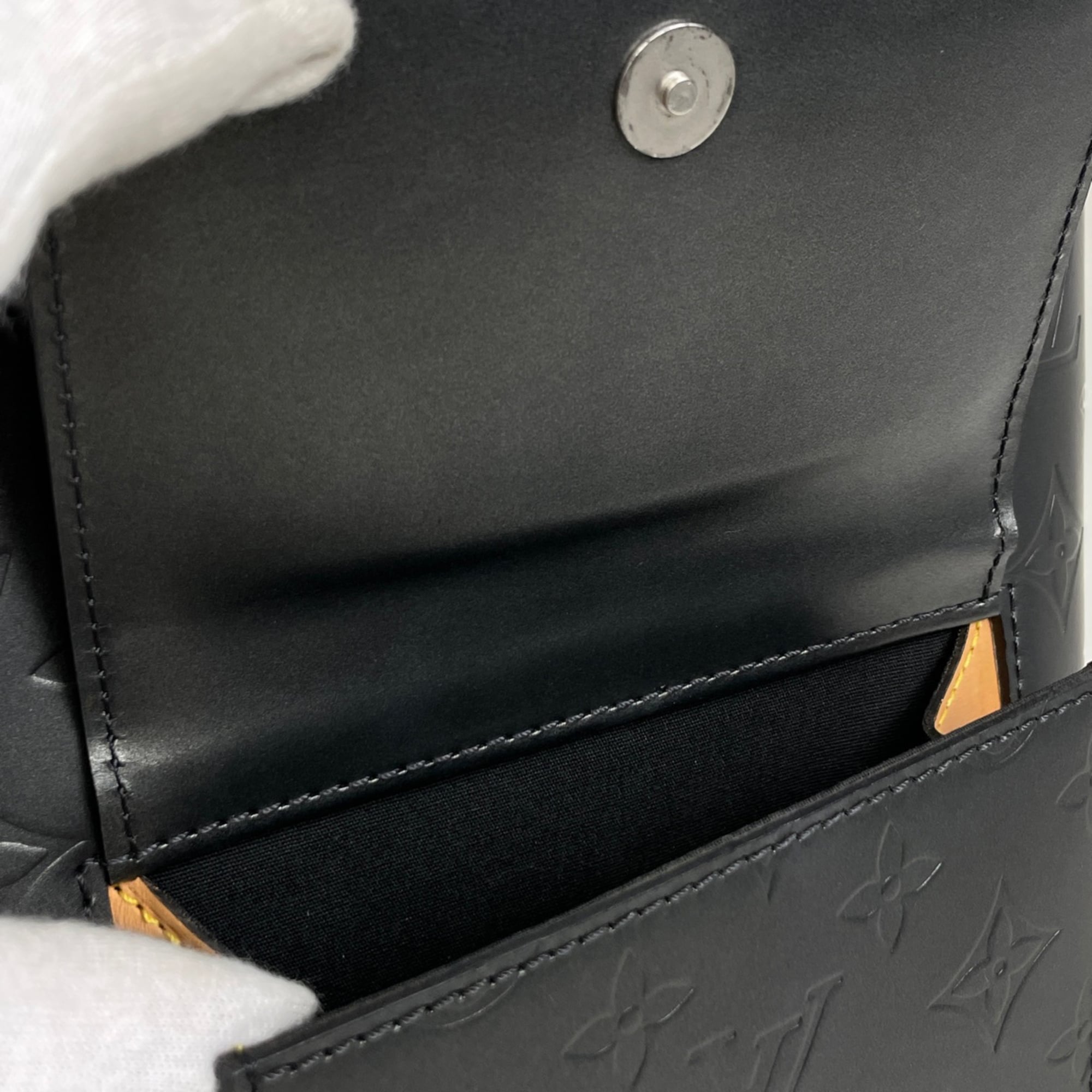 Louis Vuitton Black Noir Monogram Mat Shoulder Bag Tote Bag (Pre-Owned)