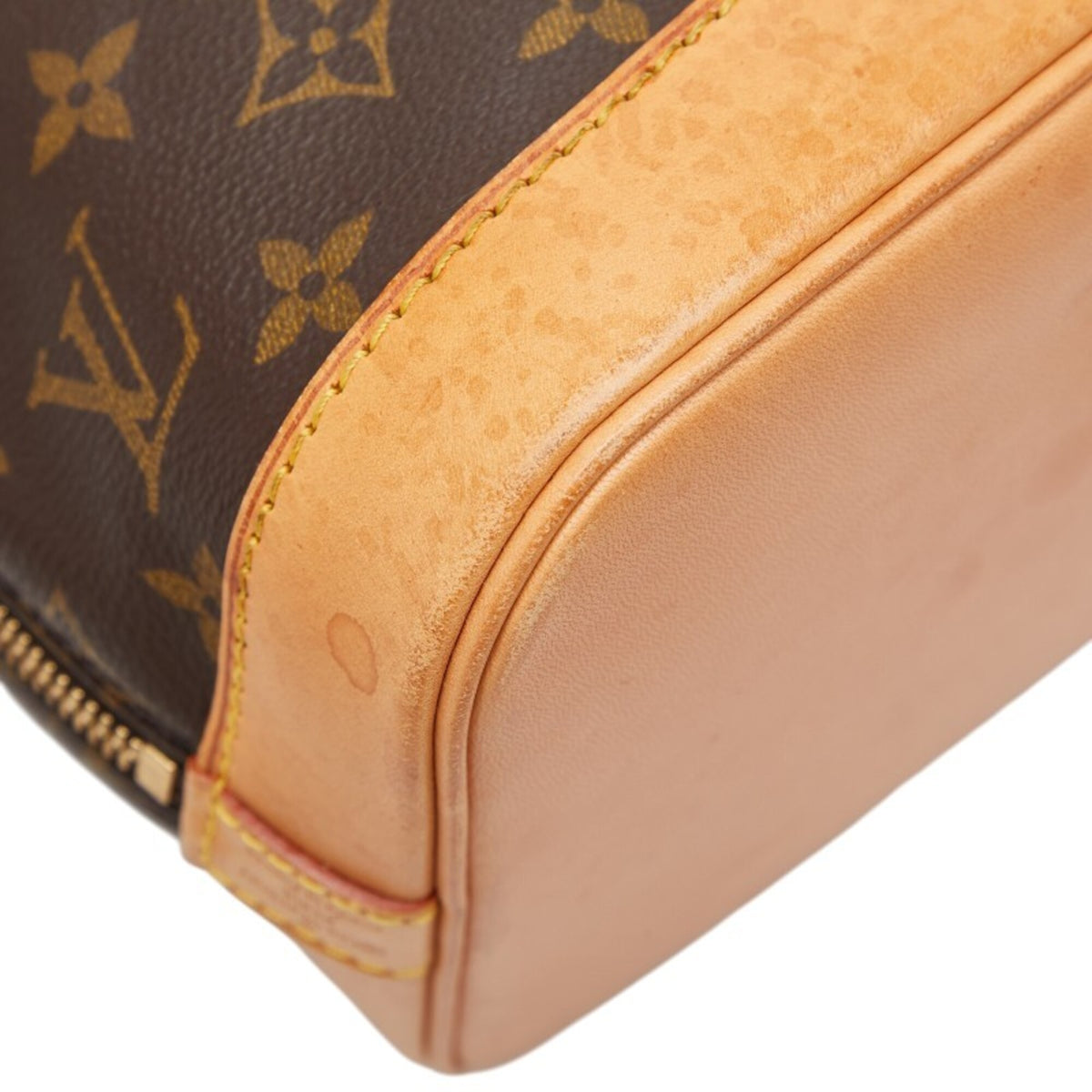 Louis Vuitton Brown Pvc Leather Handbag (Pre-Owned)