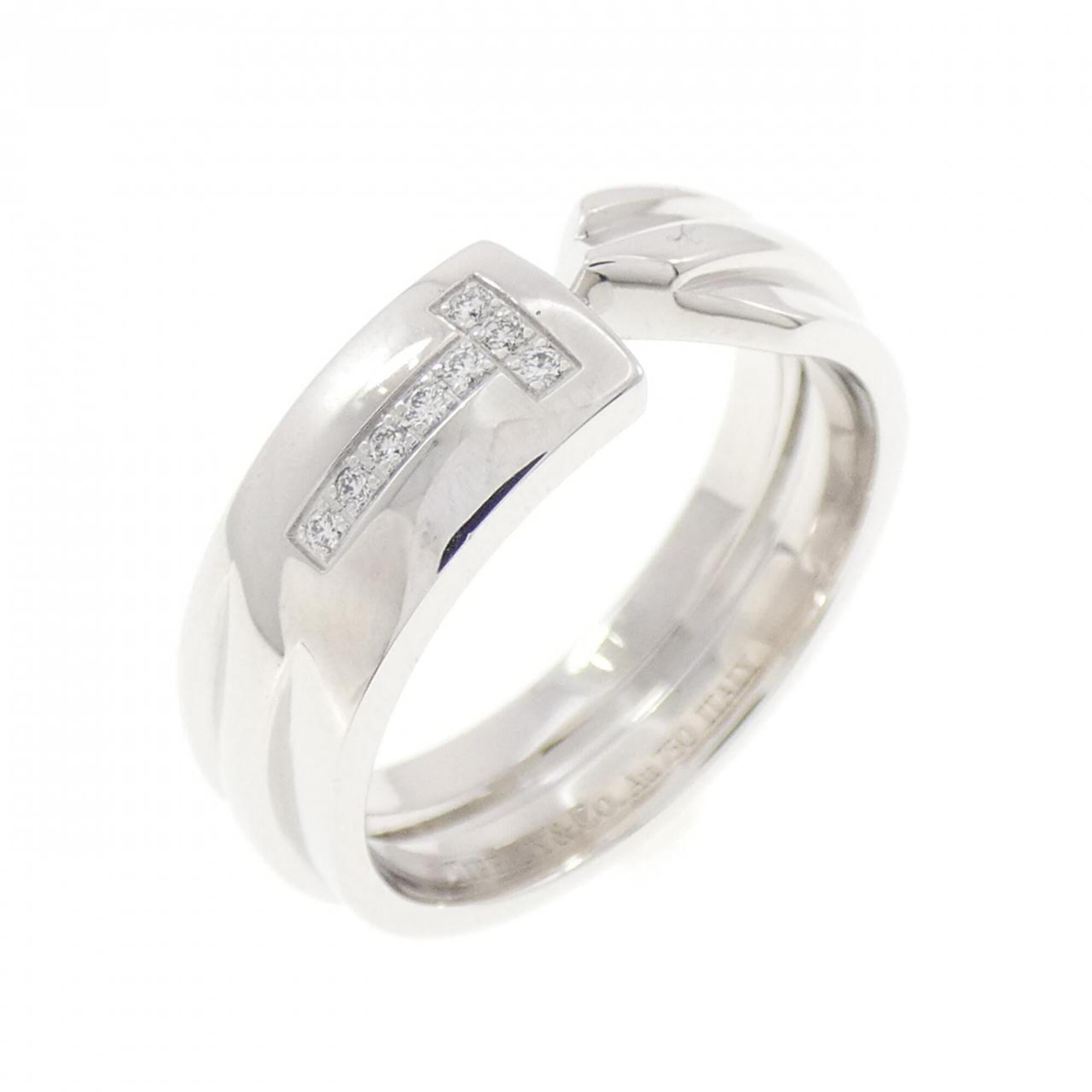 Tiffany White Gold (18K) Band Ring (Pre-Owned)