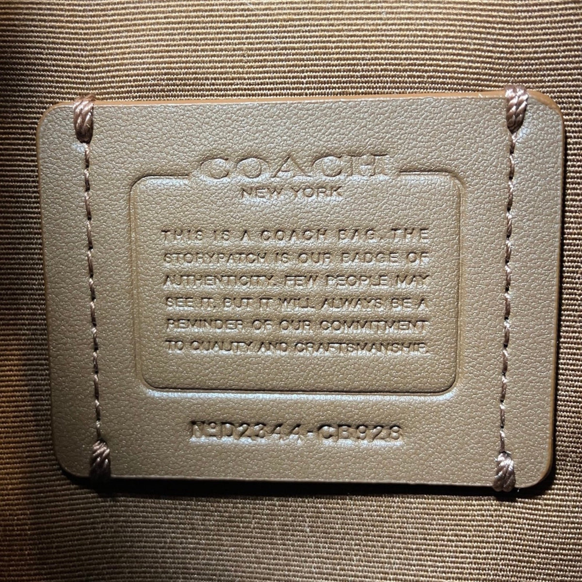Coach Beige Black Pvc Leather Shoulder Bag (Pre-Owned)