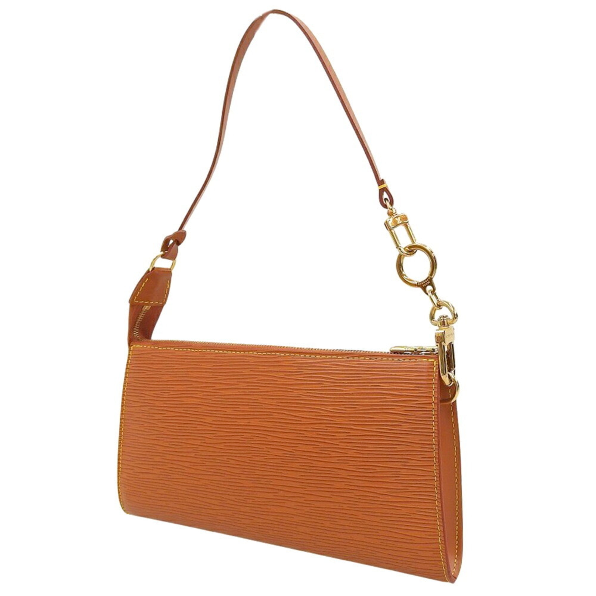 Louis Vuitton Brown Gold Cipango Leather Pouch (Pre-Owned)