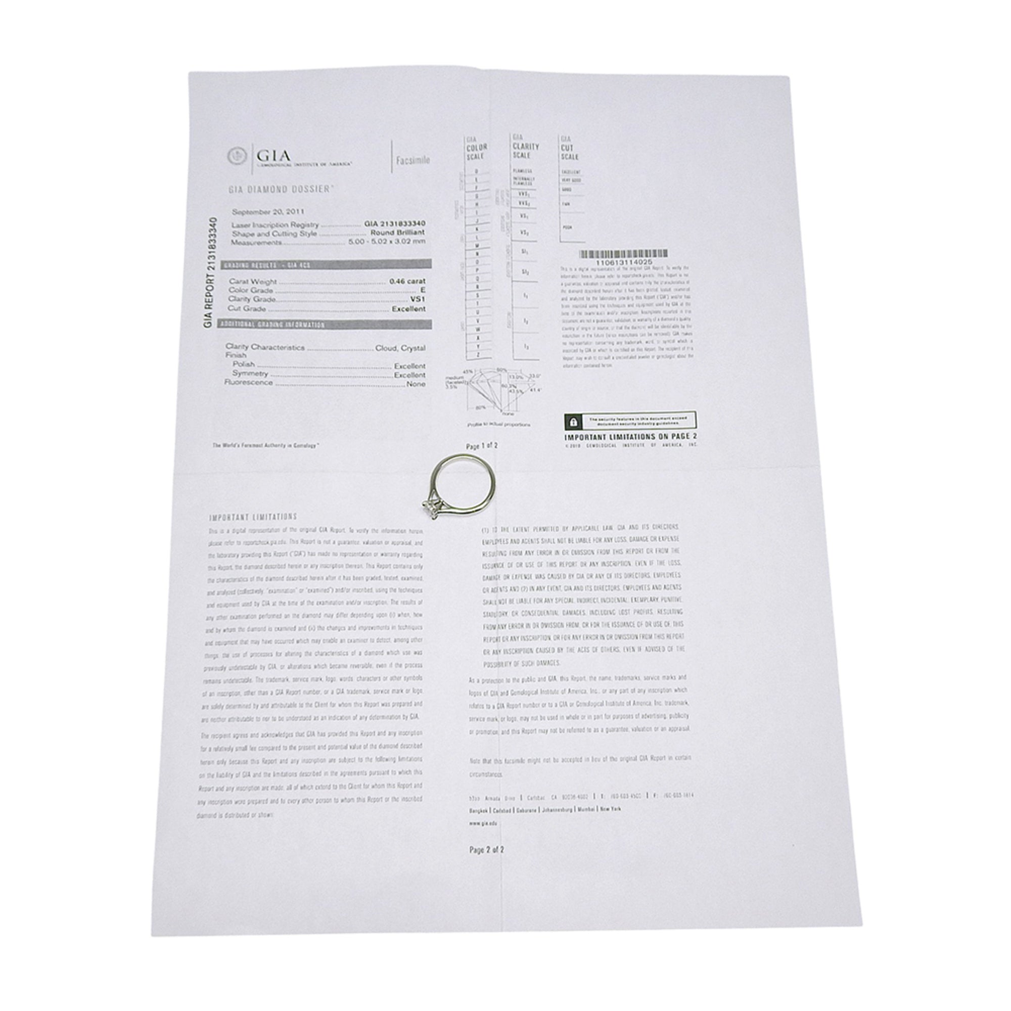 Cartier Platinum 950 Band Ring (Pre-Owned)