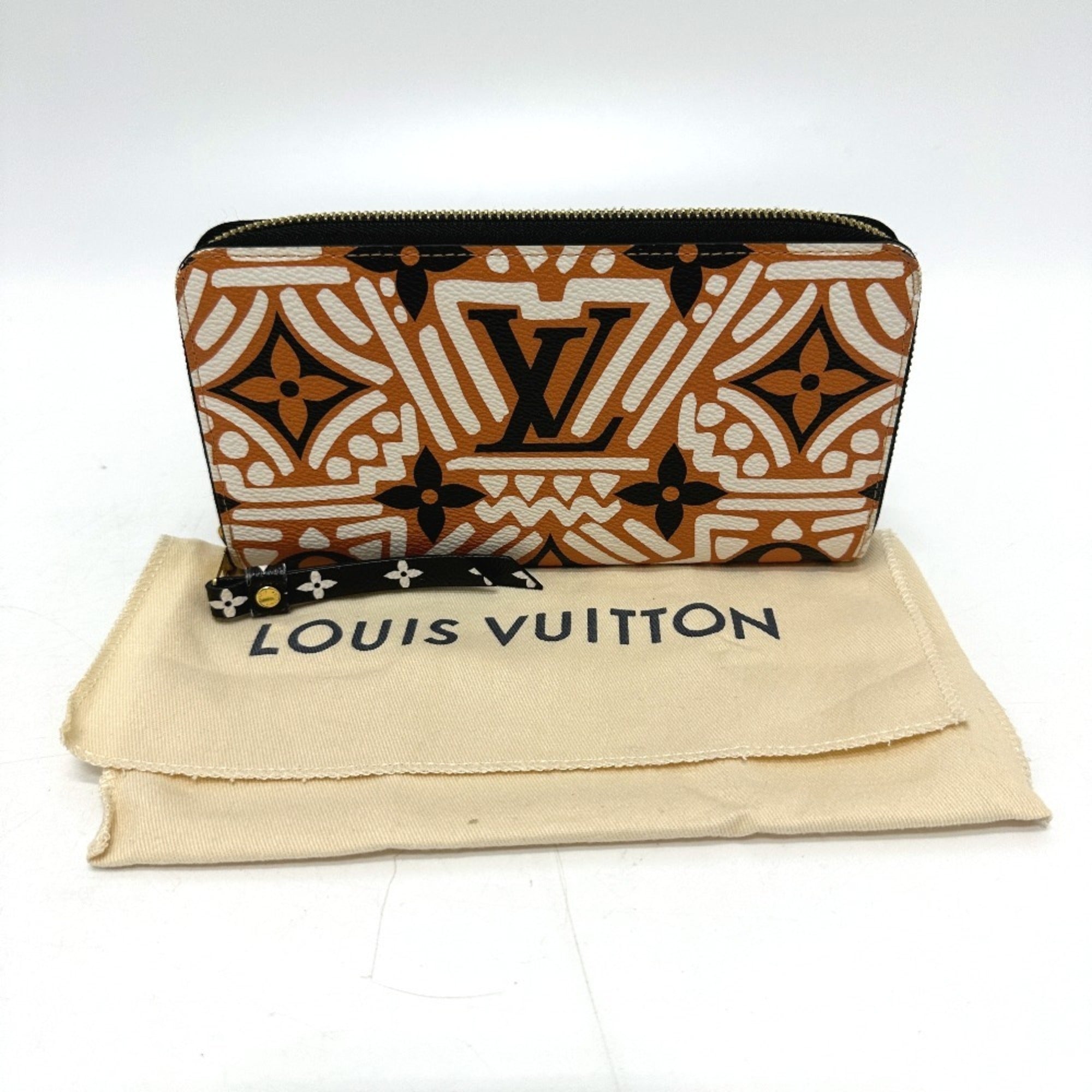 Louis Vuitton Monogram Graffiti Brown Monogram Long Wallet (Bi-Fold) (Pre-Owned)