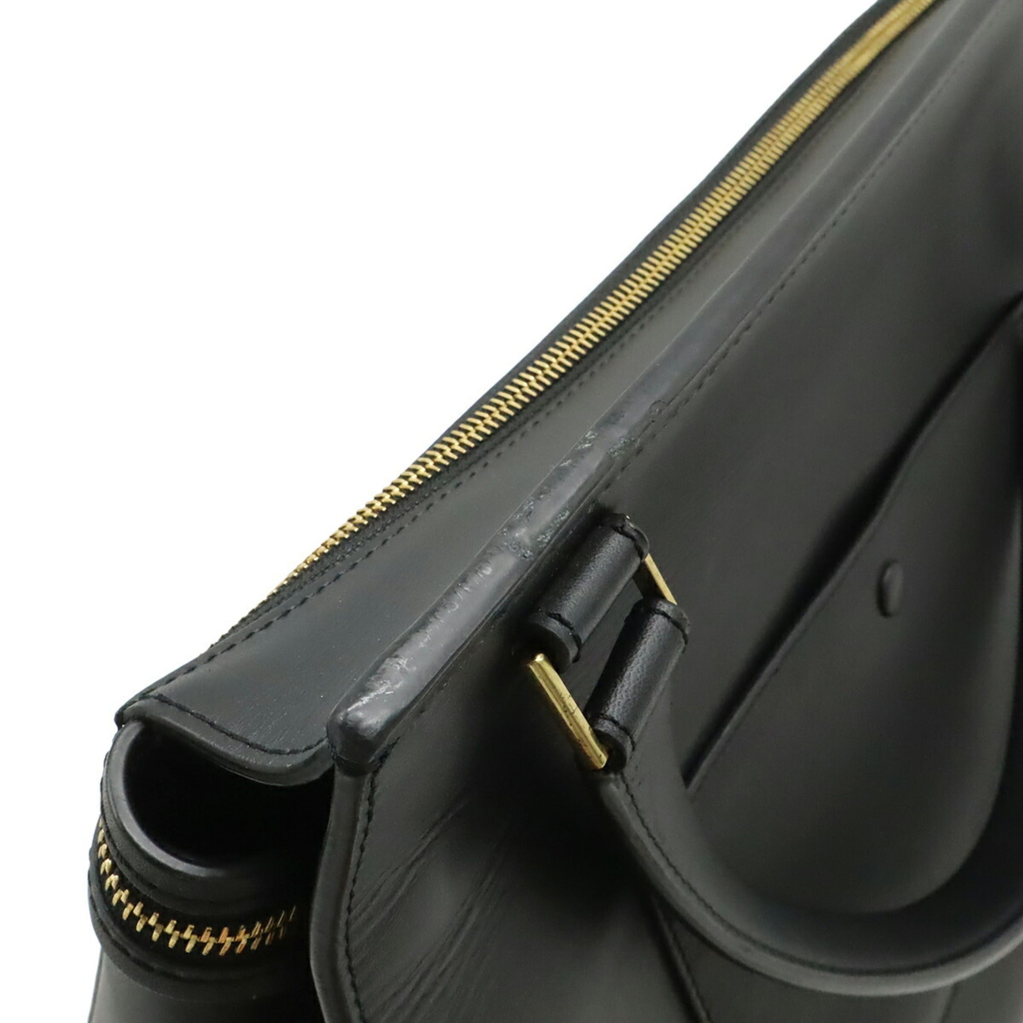 Celine Black Leather Handbag Shoulder Bag (Pre-Owned)