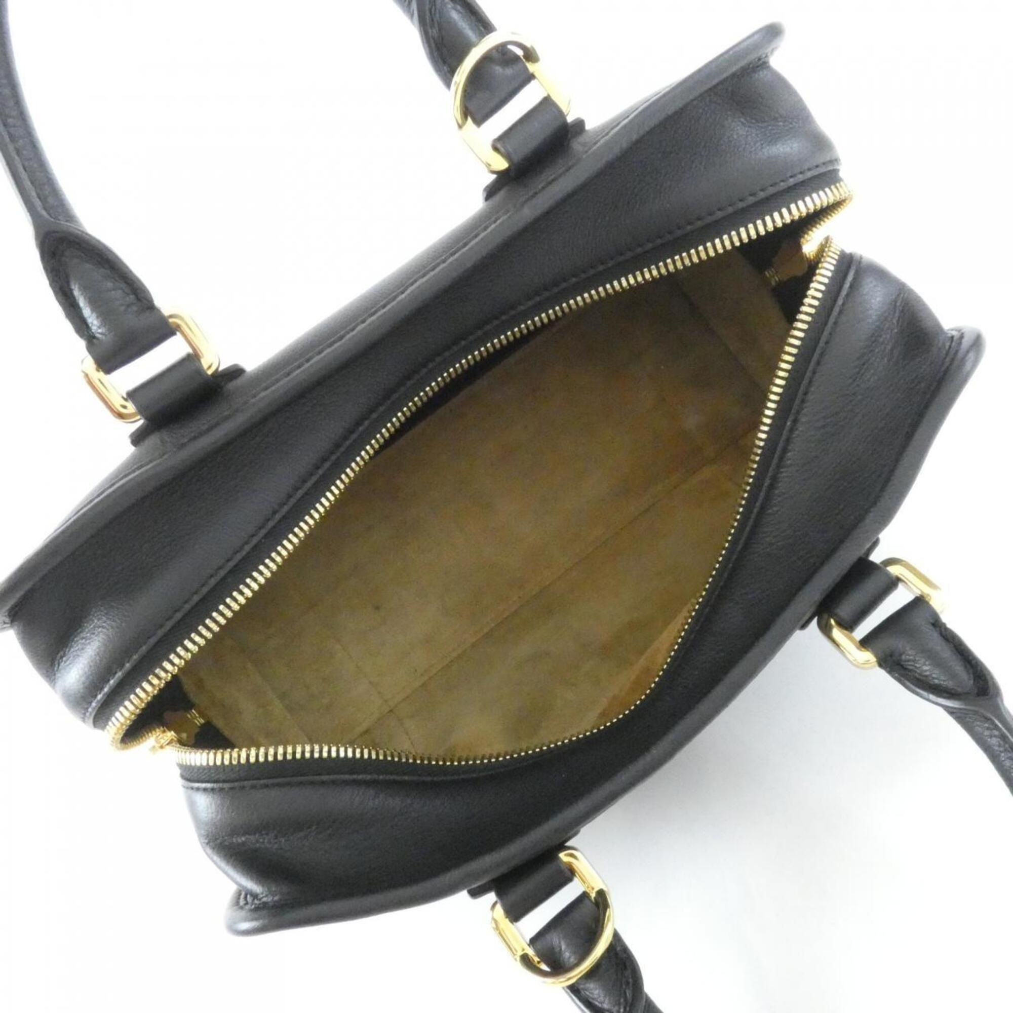 Loewe Amazona Black Leather Handbag (Pre-Owned)