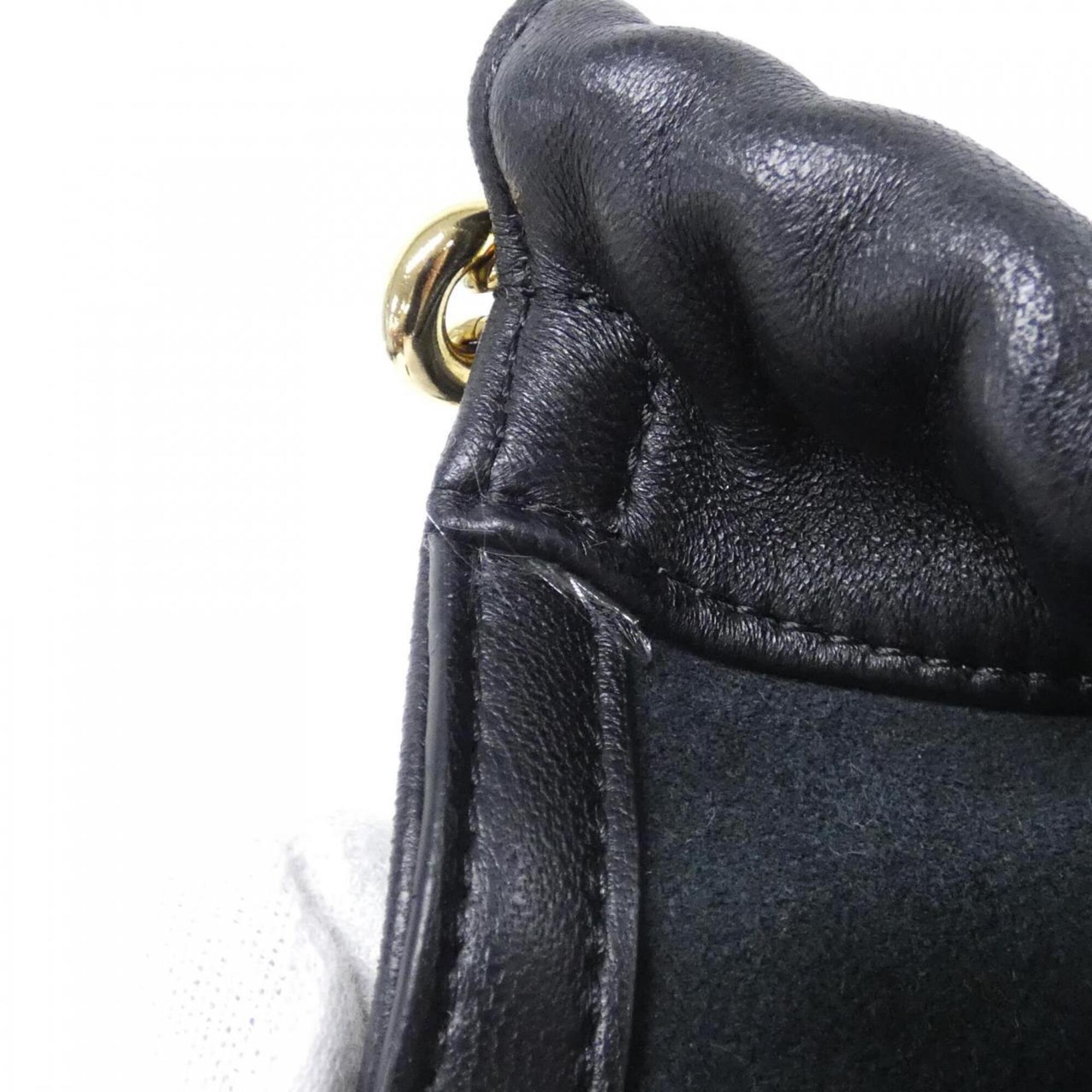 Loewe Black Leather Shoulder Bag (Pre-Owned)