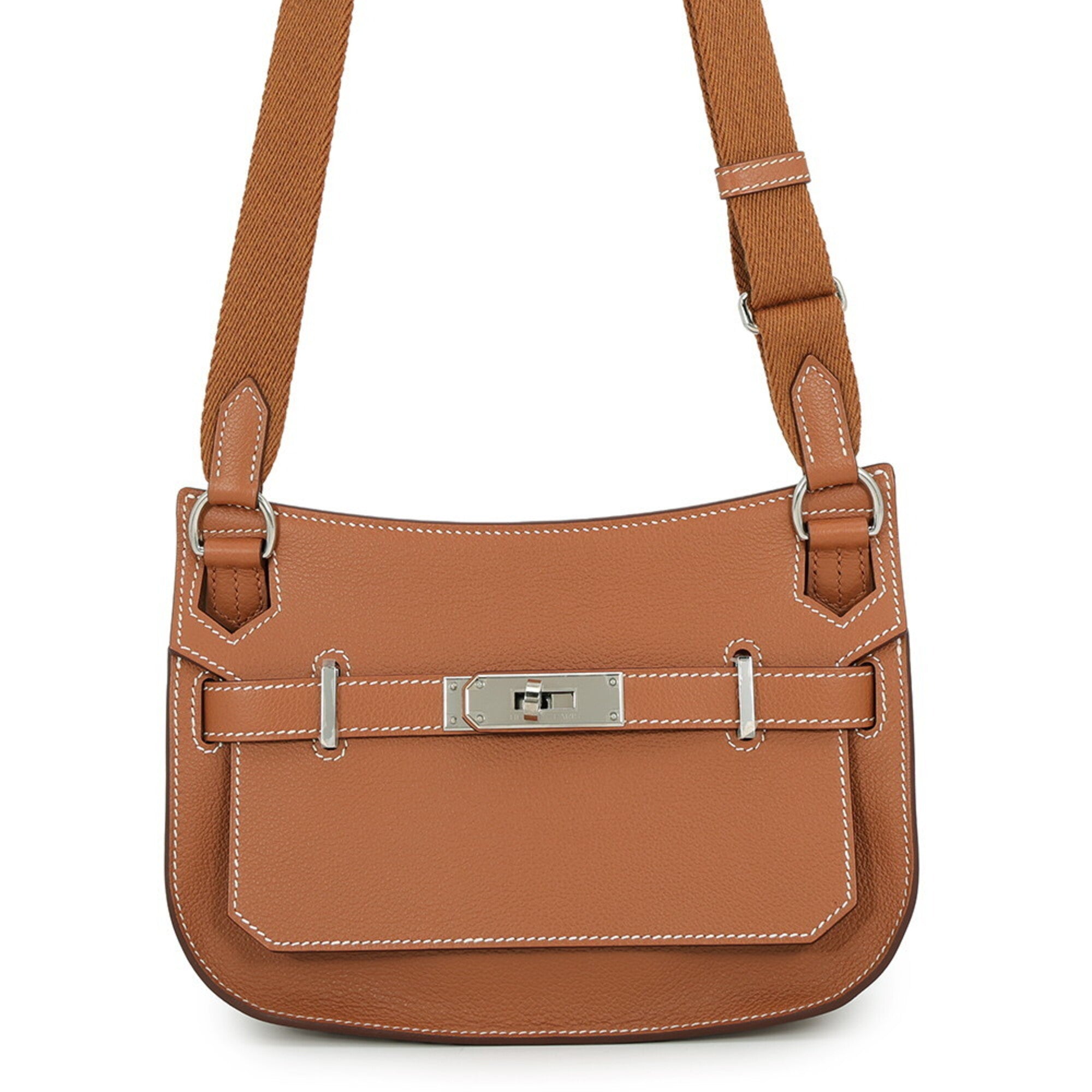 Hermes Jypsiere Gold Handbag (Pre-Owned)