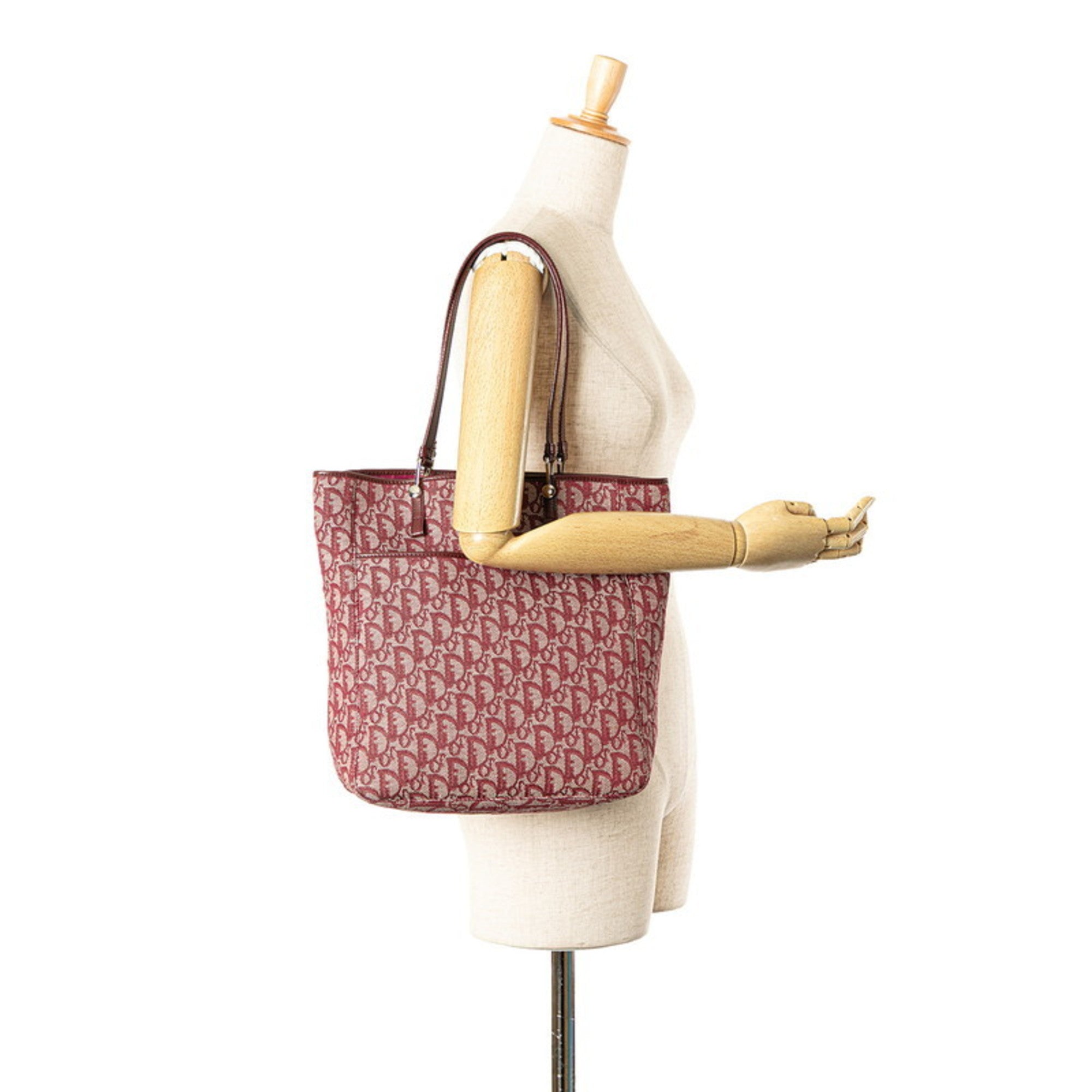 Christian Dior Trotter Bordeaux Trotter Shoulder Bag Tote Bag (Pre-Owned)