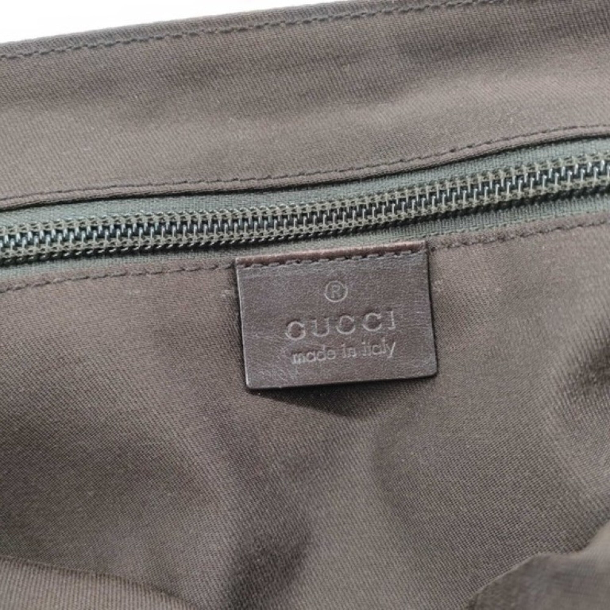 Gucci Beige Brown Gg Canvas Leather Fanny Pack Sling Bag (Pre-Owned)