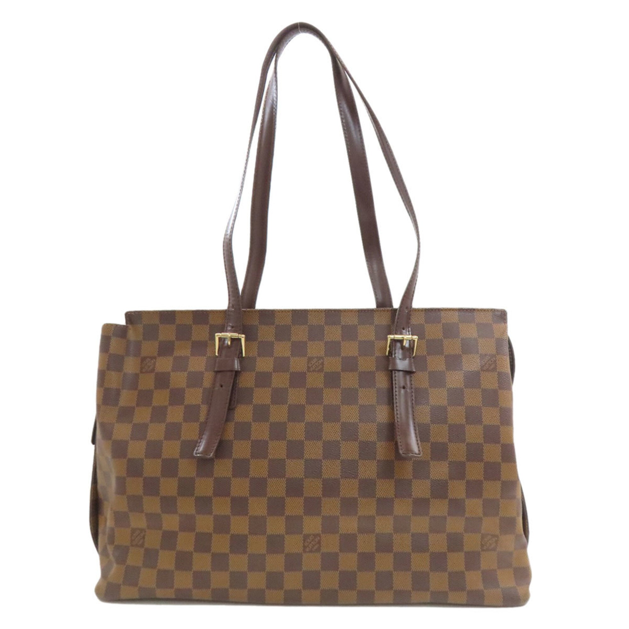 Louis Vuitton Damier Damier Canvas Ebene Damier Canvas Tote Bag (Pre-Owned)