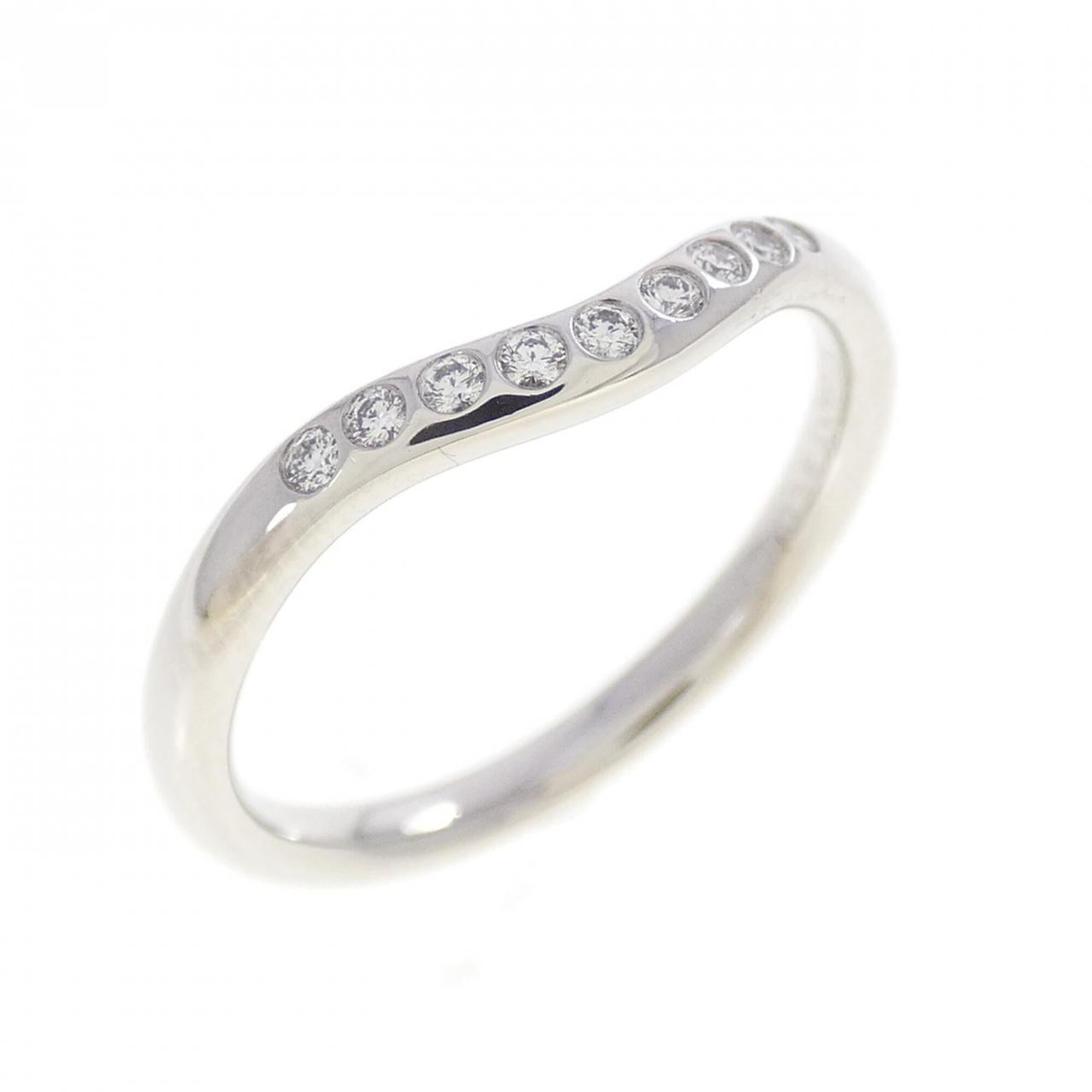 Tiffany Platinum Platinum 950 Band Ring (Pre-Owned)