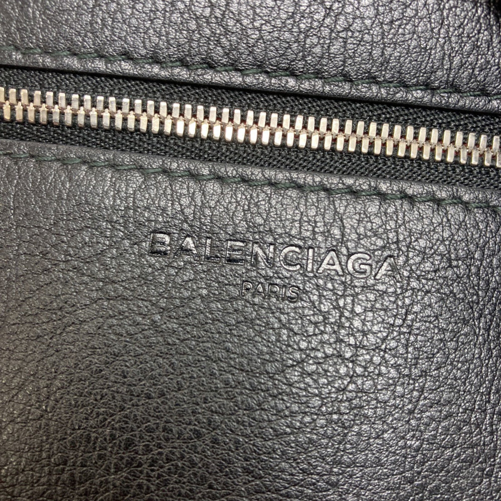 Balenciaga Black Leather Handbag (Pre-Owned)
