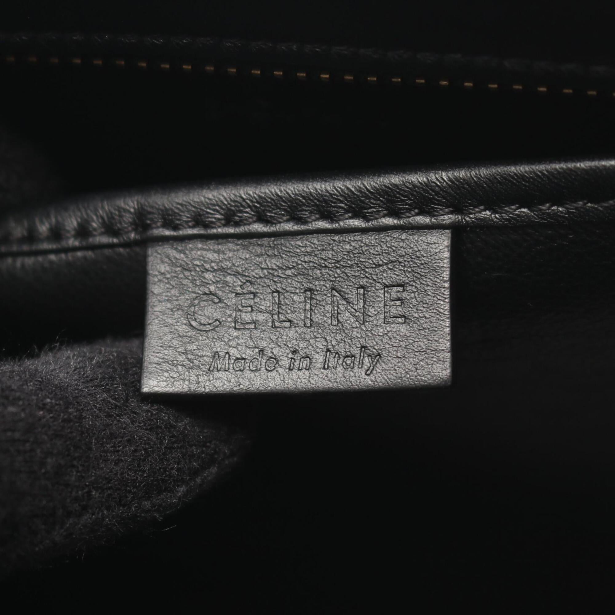 Celine Black Leather Handbag (Pre-Owned)