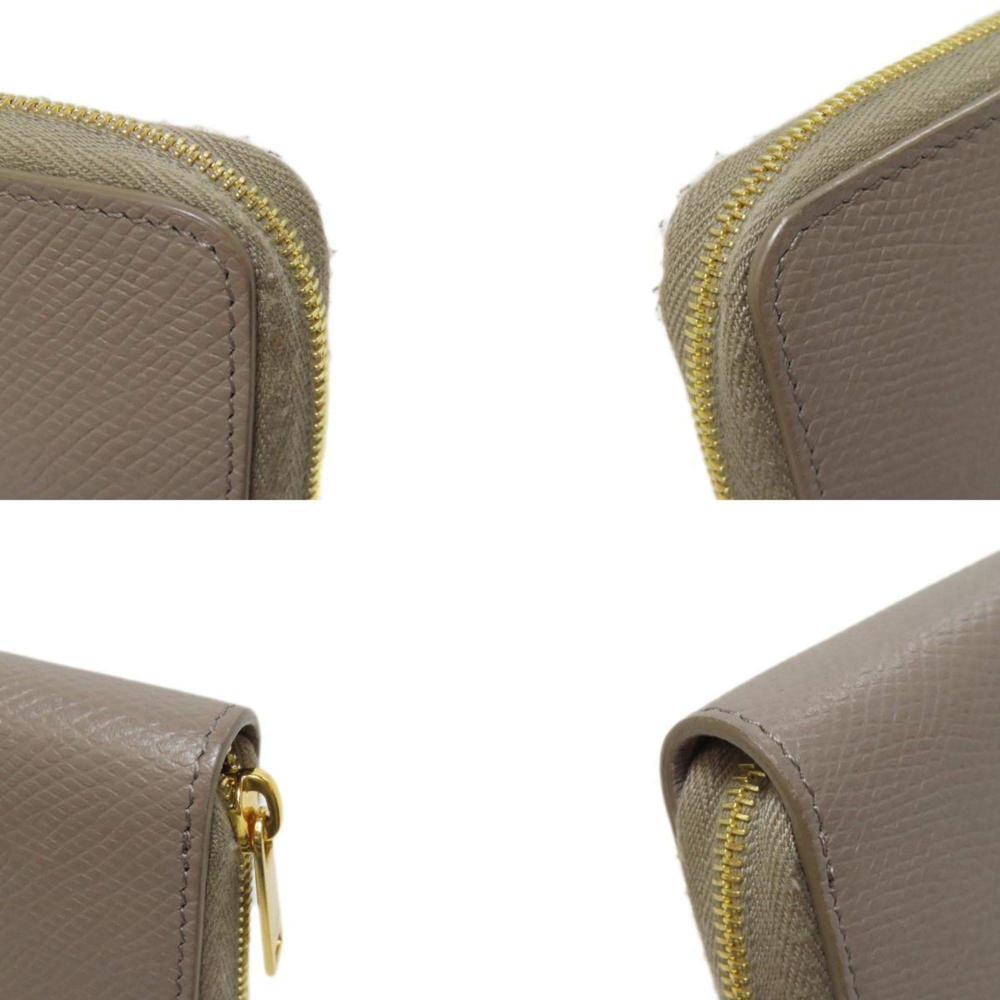 Celine Grayish Leather Coin Purse/Coin Case (Pre-Owned)