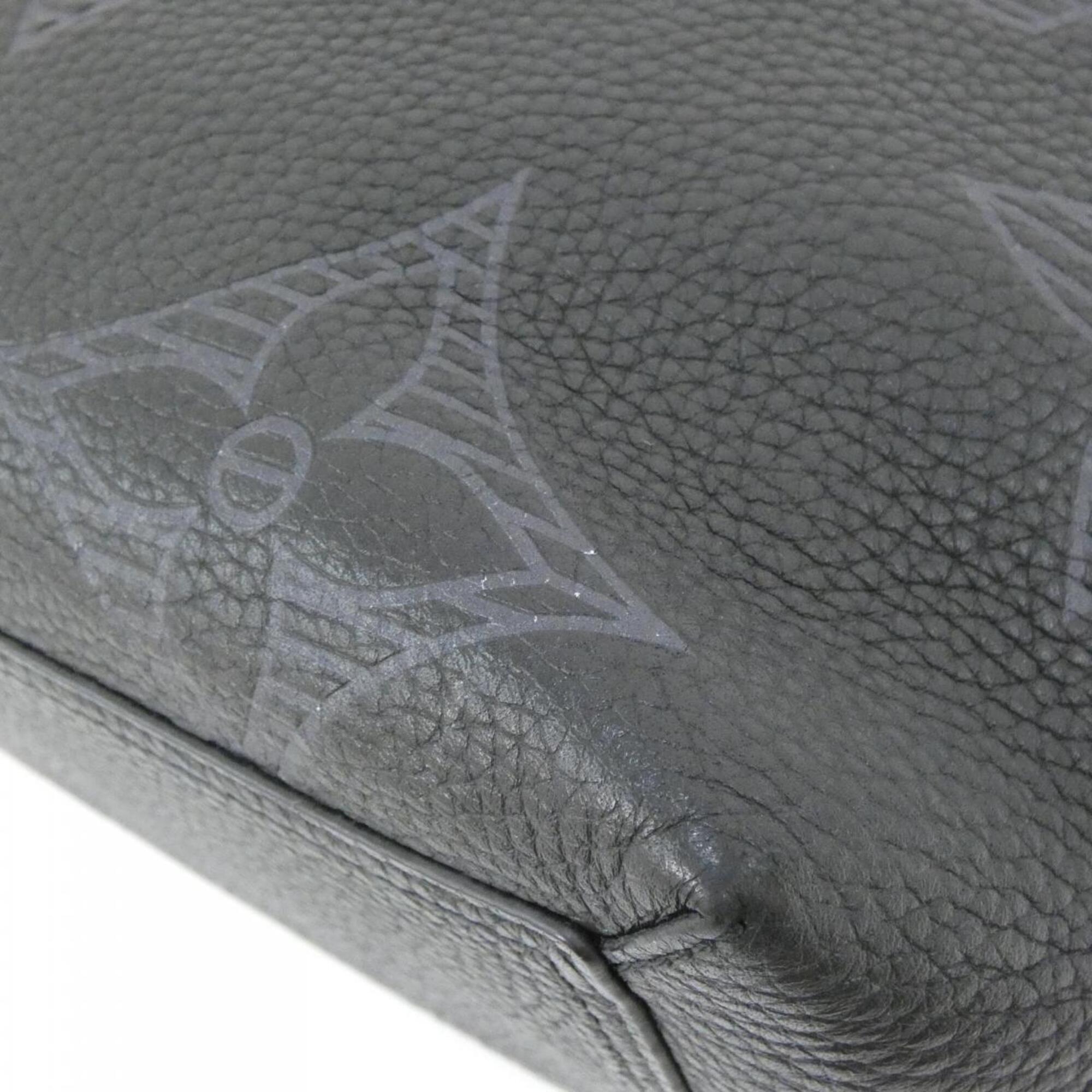 Louis Vuitton Black Leather Handbag Pouch (Pre-Owned)