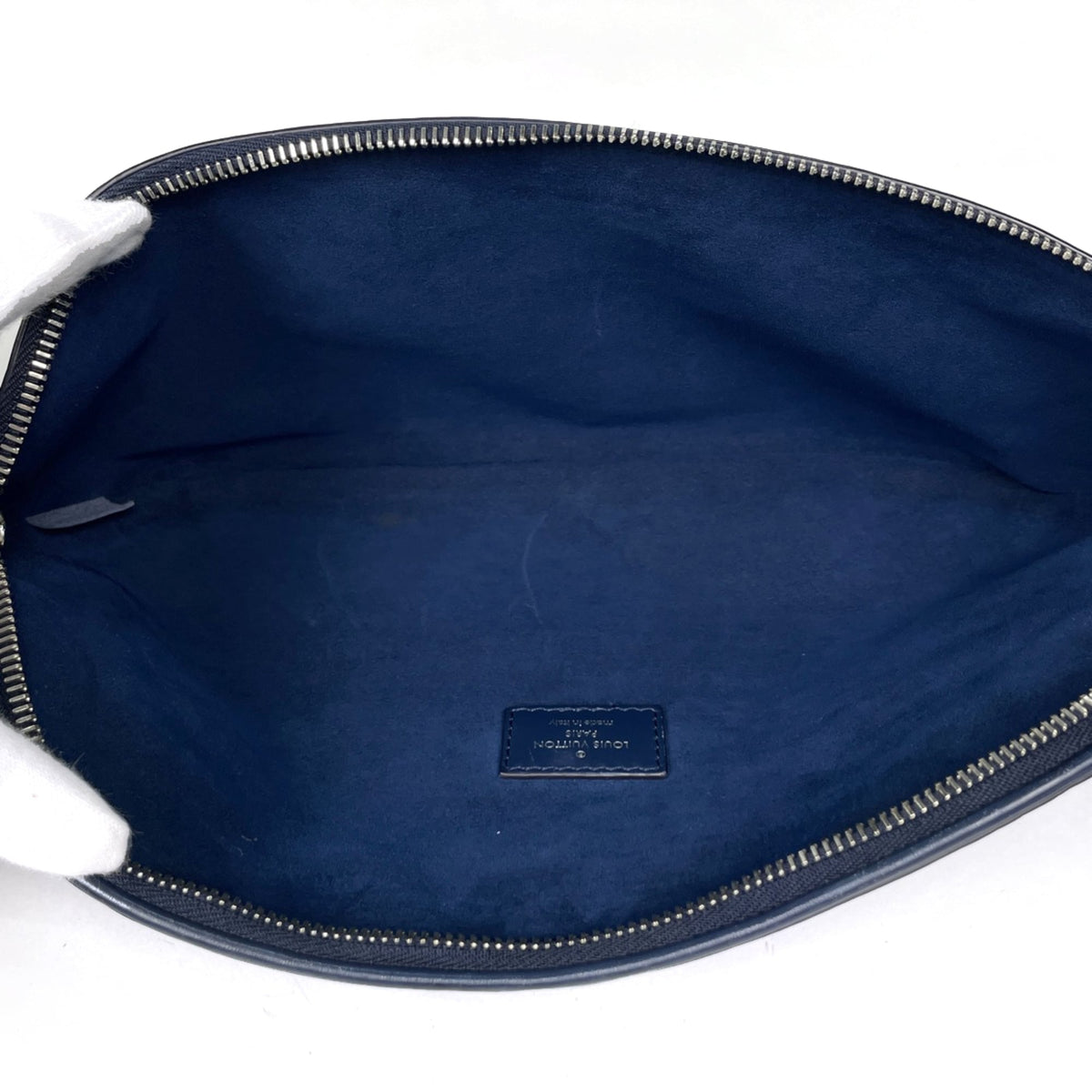 Louis Vuitton Blue Epi Leather Fanny Pack Sling Bag (Pre-Owned)