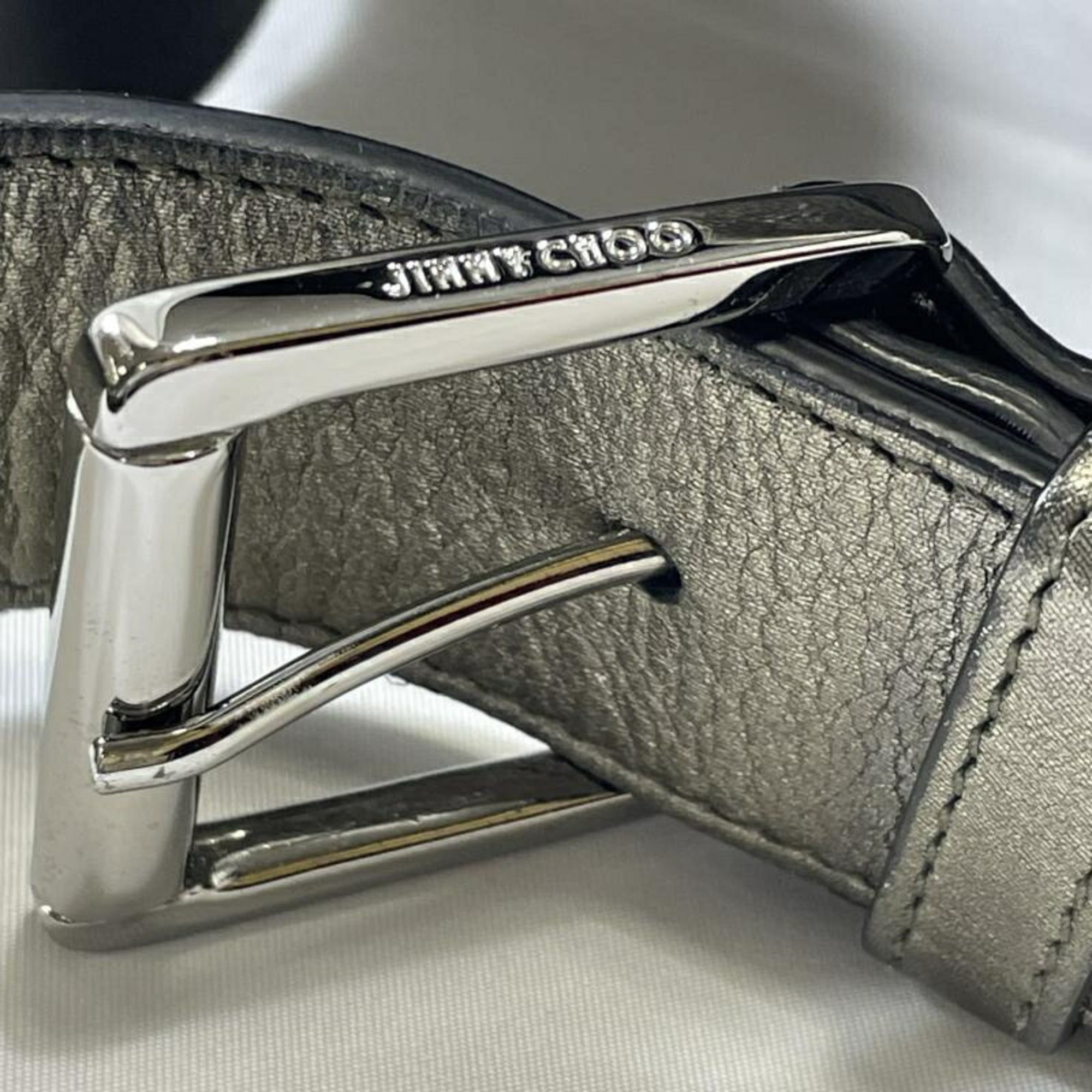 Jimmy Choo Metallic Gray (Pre-Owned)