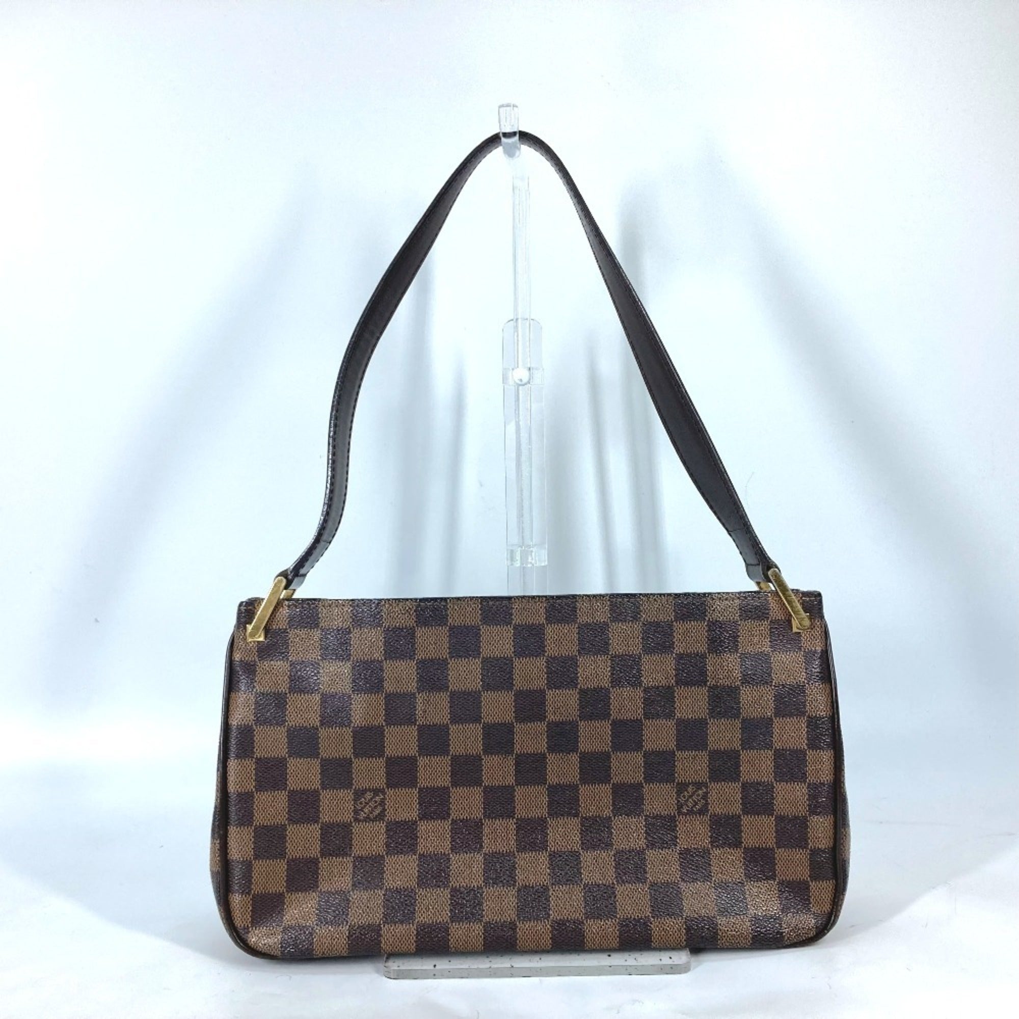 Louis Vuitton Damier Brown Damier Canvas Ebene Damier Canvas Shoulder Bag (Pre-Owned)