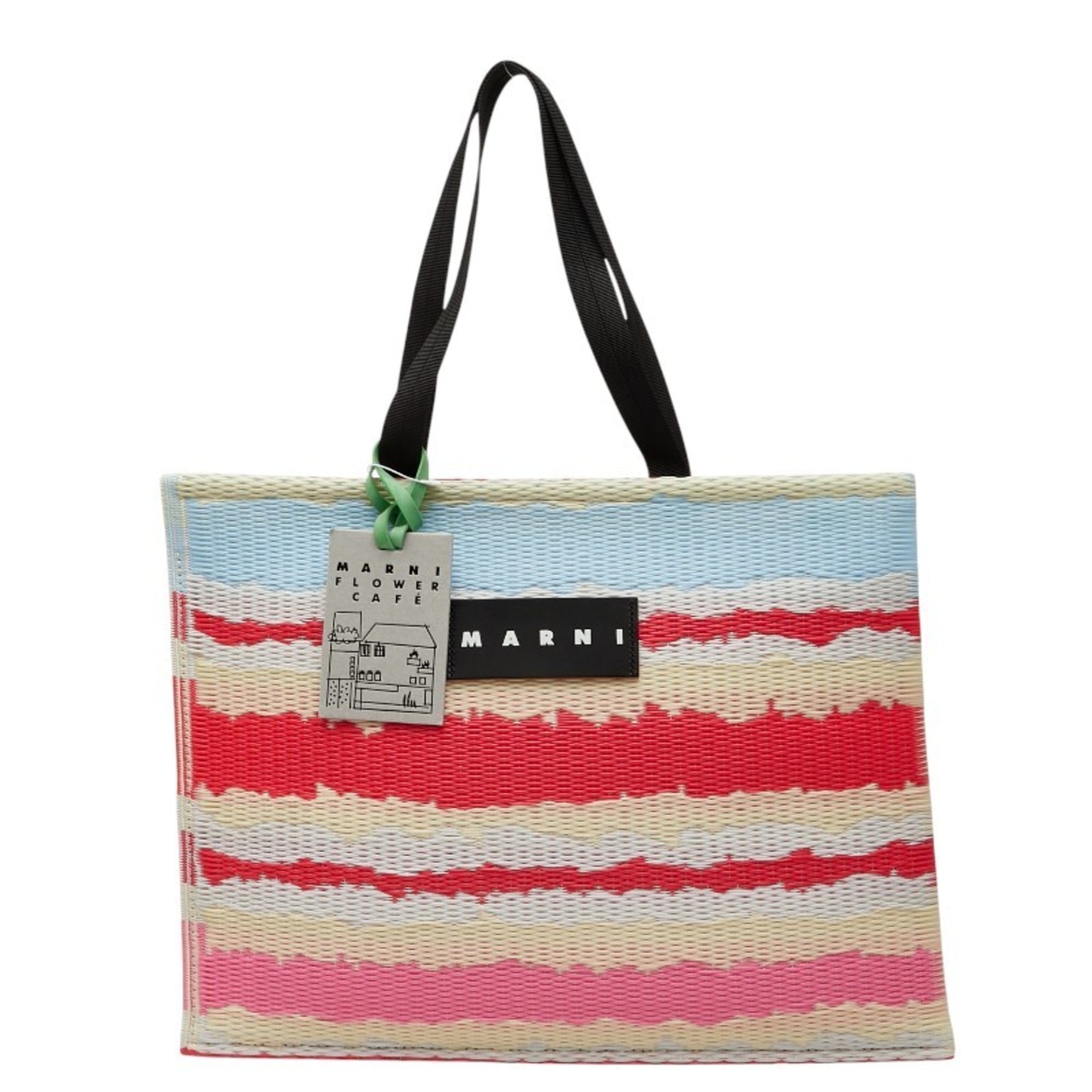 Marni Multi-Color Nylon Polypropylene Handbag Tote Bag (Pre-Owned)