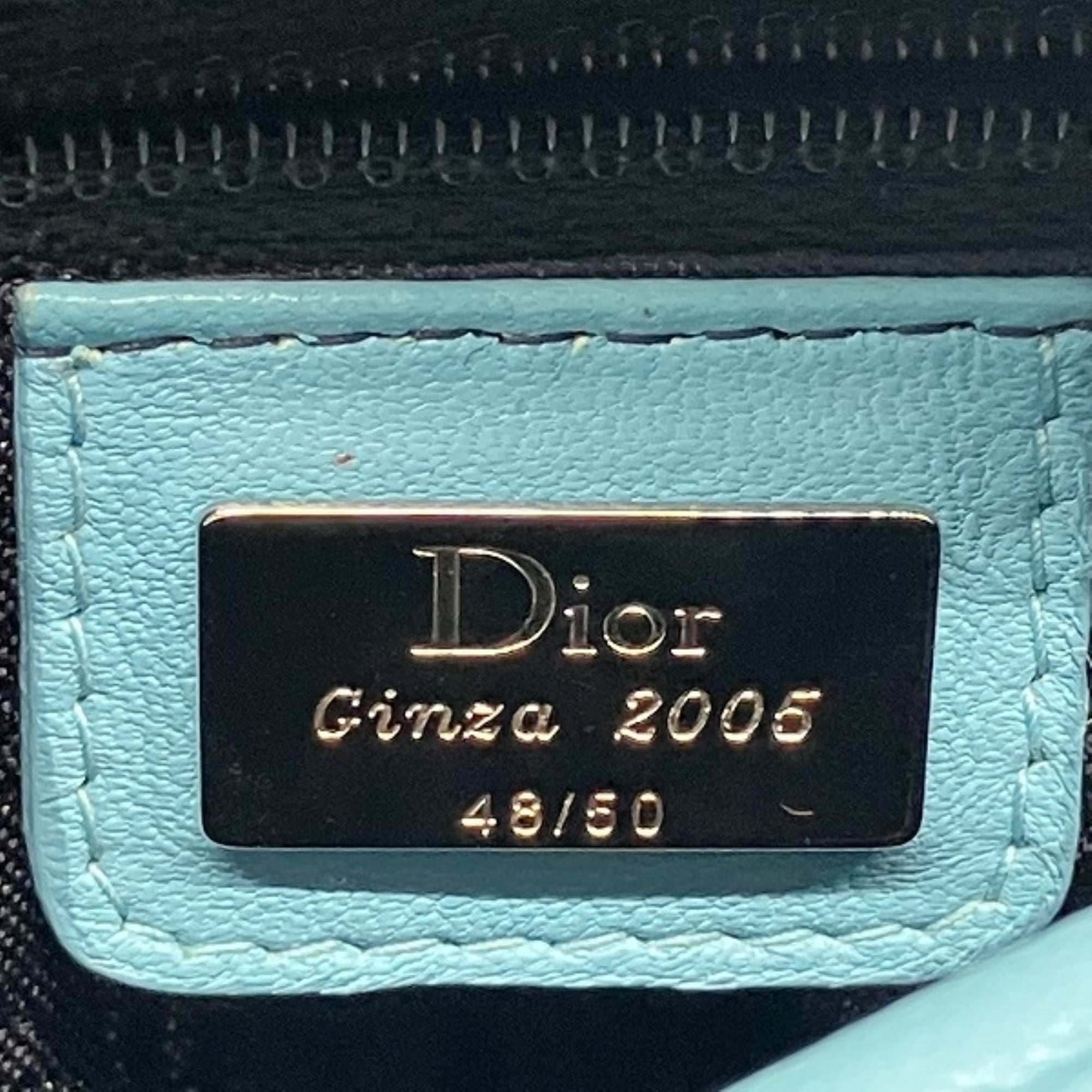 Christian Dior Sky Blue Leather Handbag (Pre-Owned)